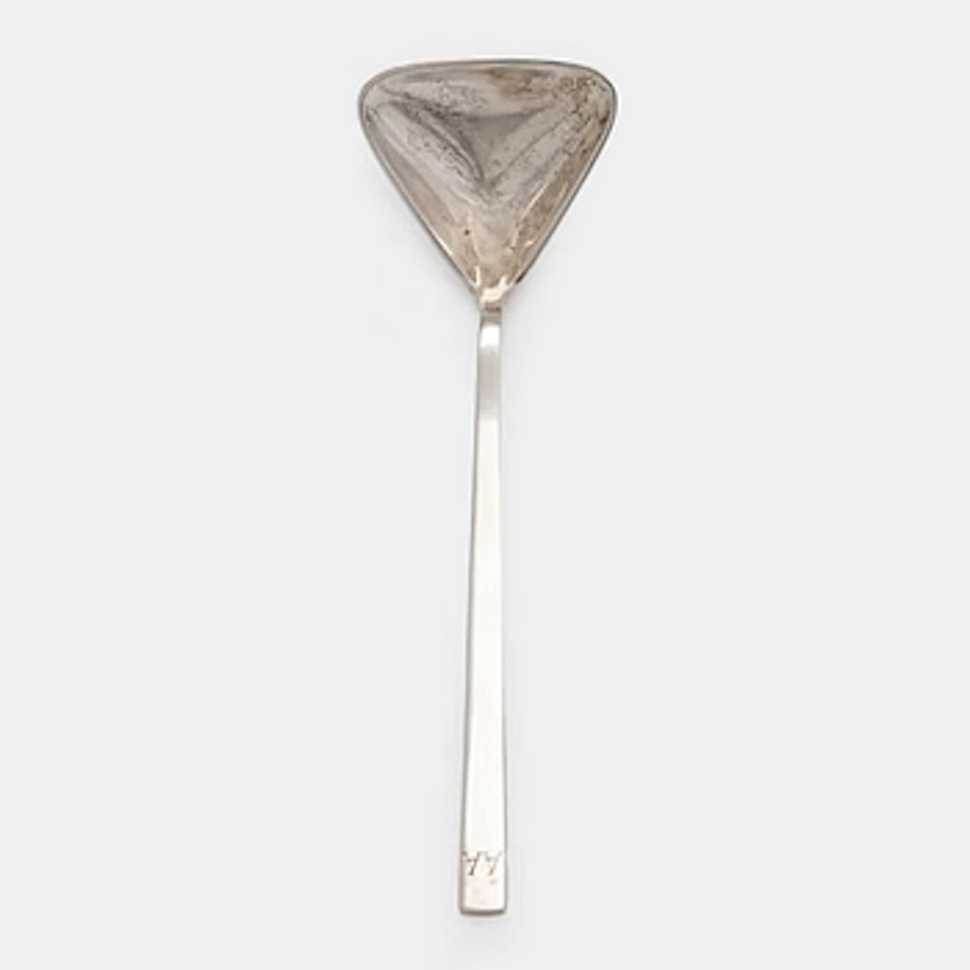 Bertel Gardberg, a silver caviar spoon, 'Birgitta', Hopeatehdas, Helsinki 1961.