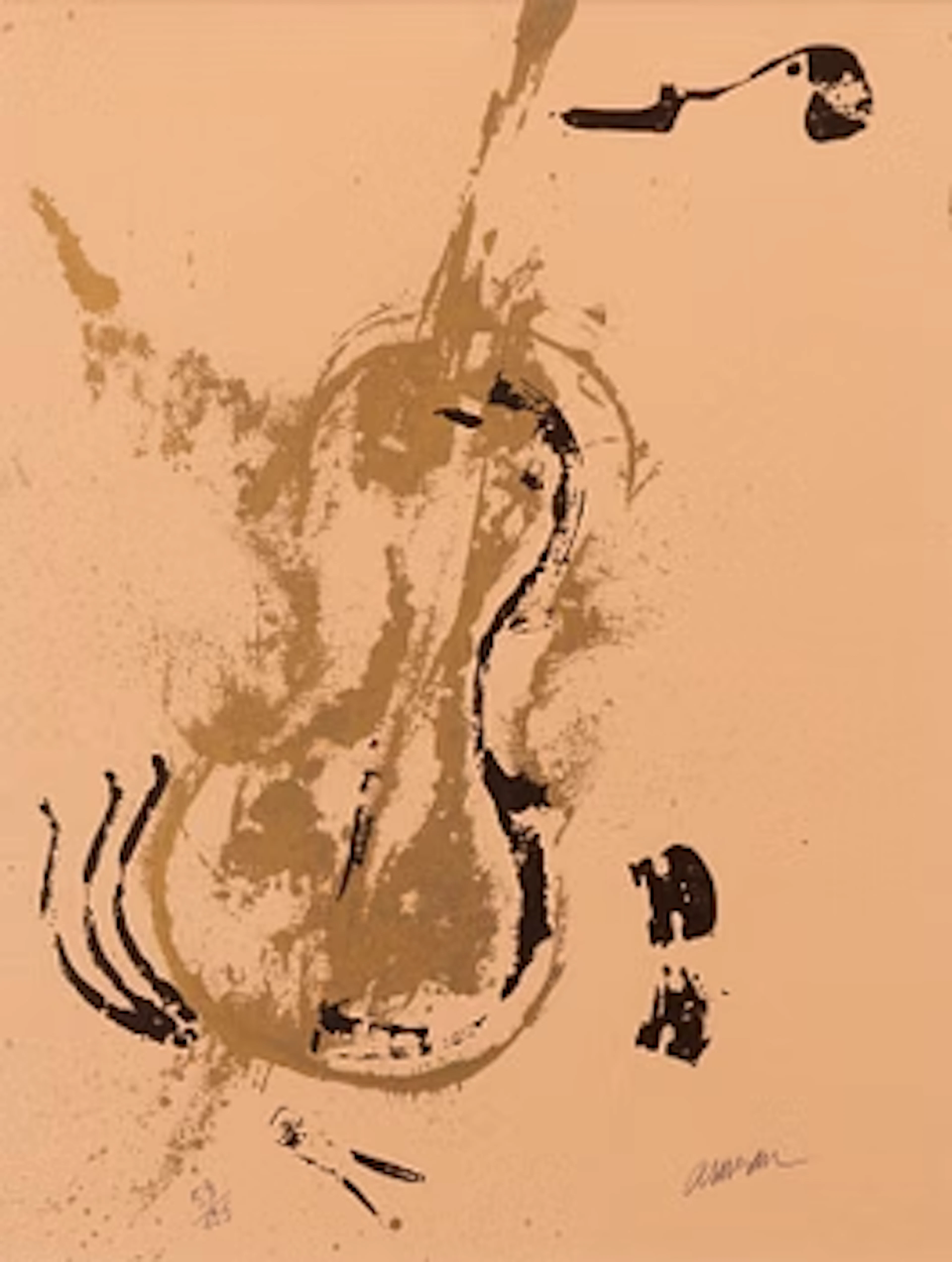 Arman (Armand Pierre Fernandez), From “Suite for Violin”.