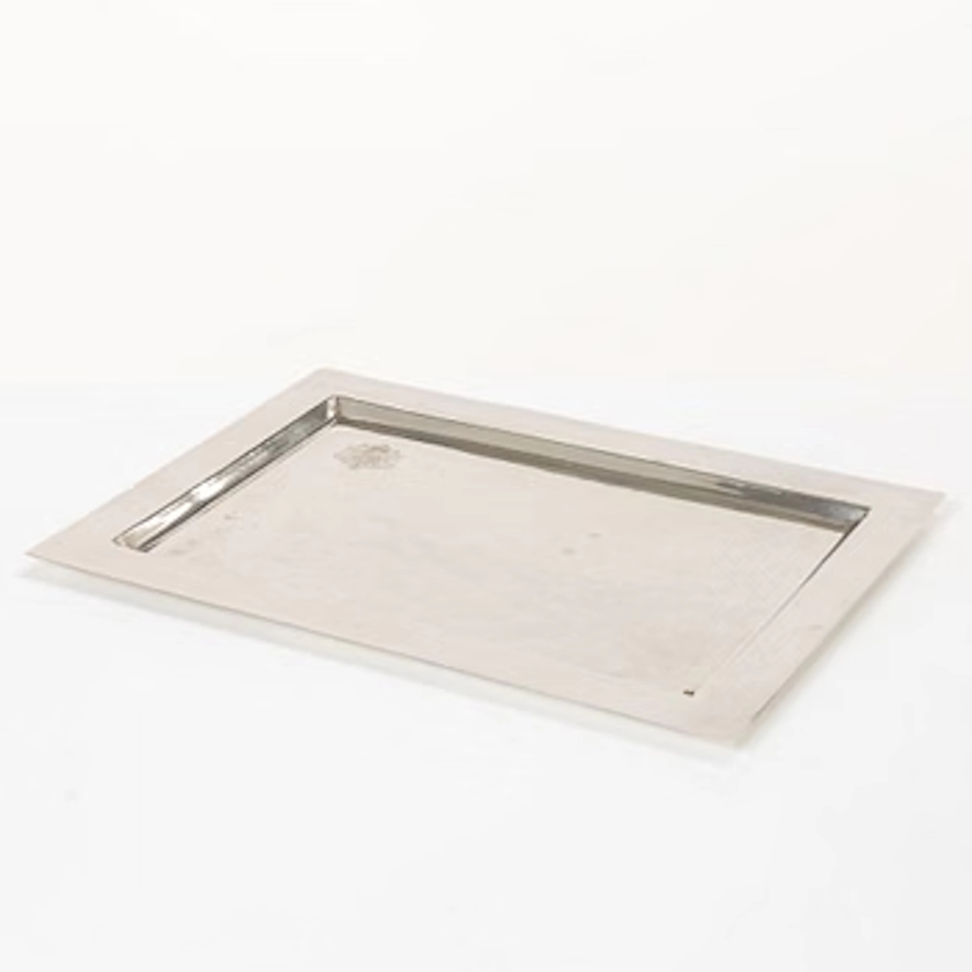 A 20th century sterling silver tray, mark of H.J. Wilm, Hamburg, Germany.