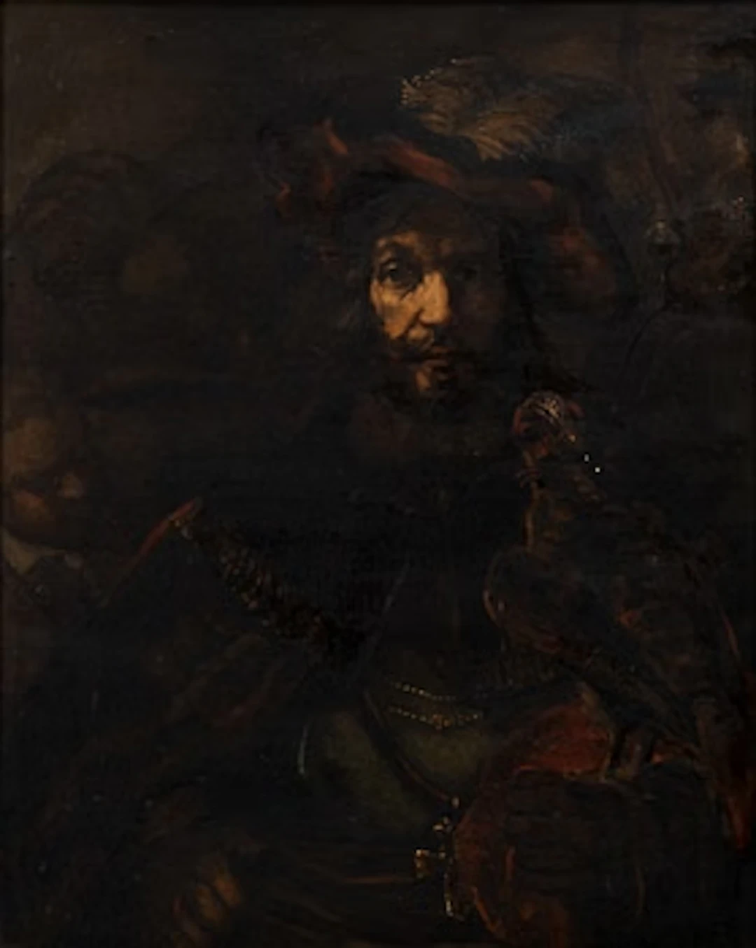 Rembrandt Harmensz van Rijn, copy after, The Knight with the Falcon.