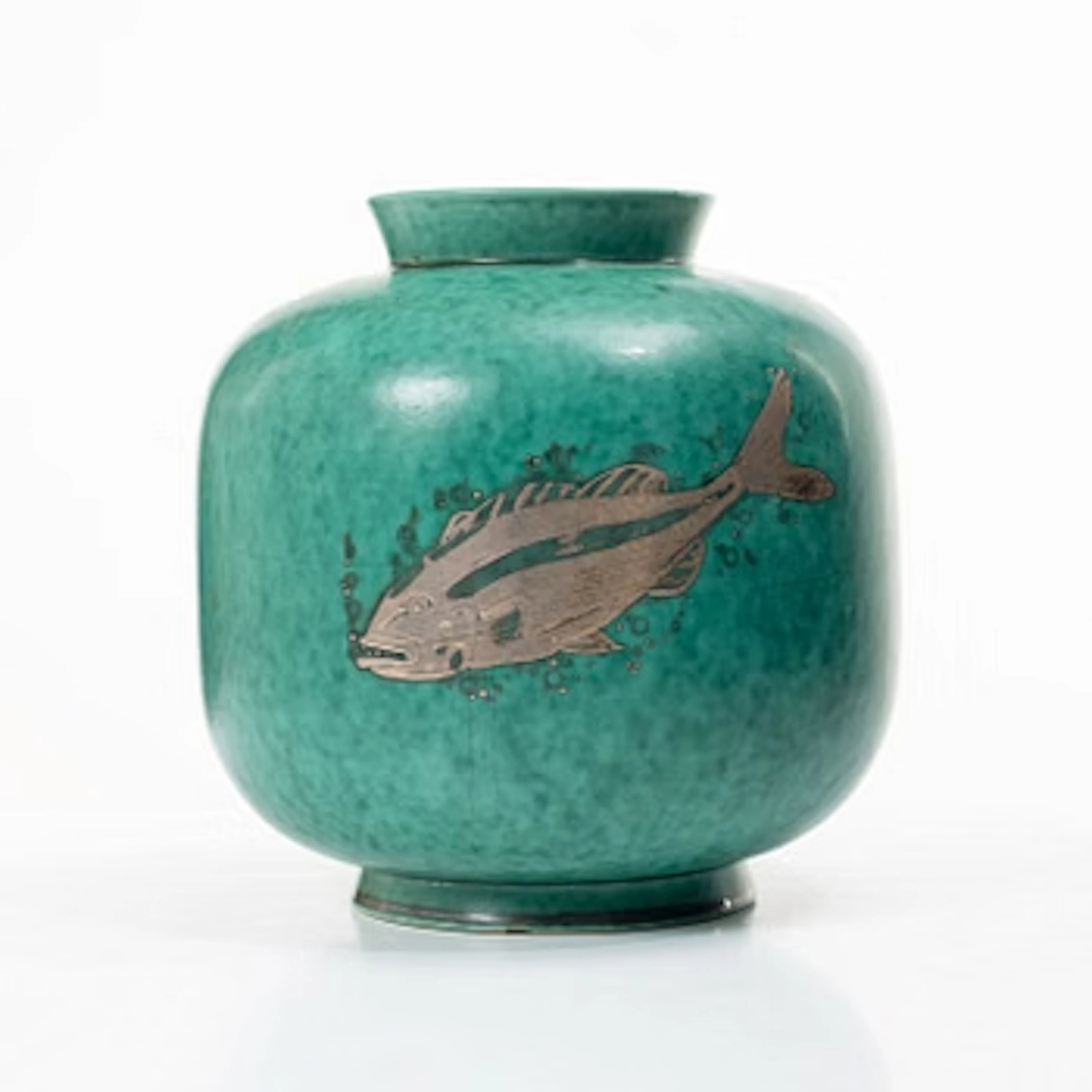 Wilhelm Kåge, A stoneware 'Argenta' vase, Gustavsberg.