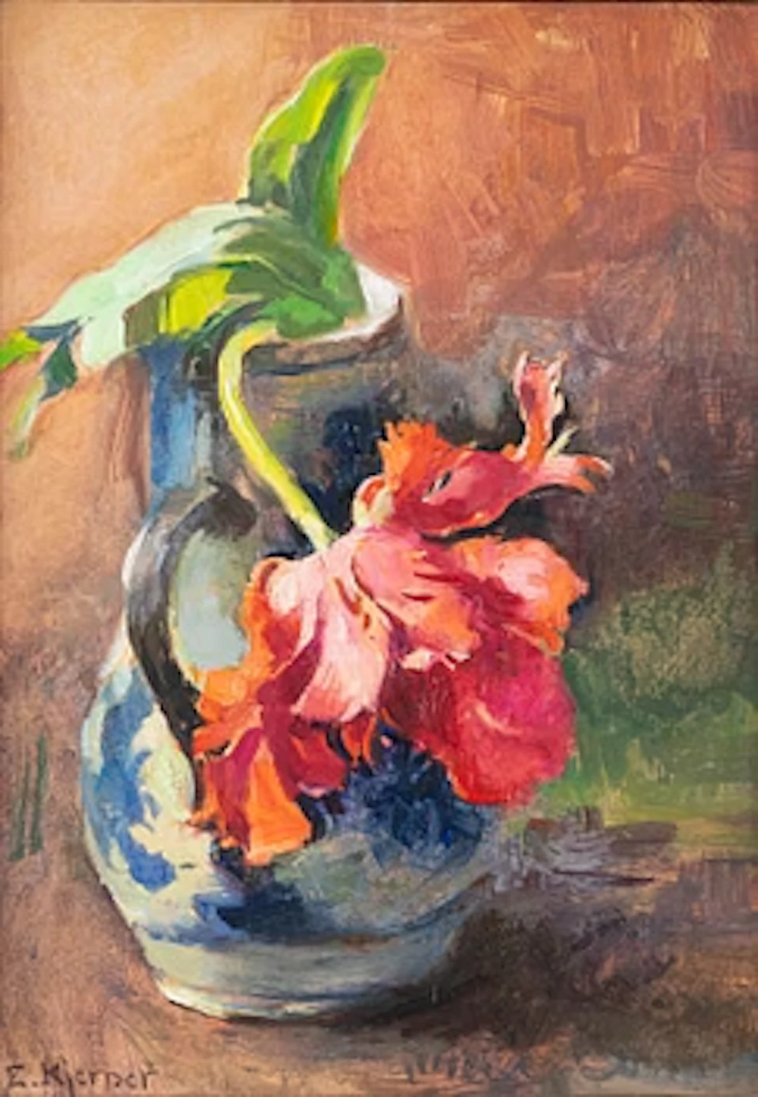 Esther Kjerner, Floral still life.