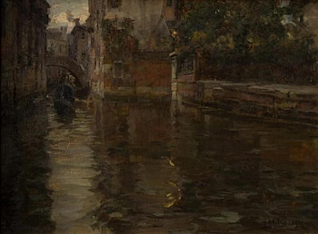 Alessandro Milesi, Motif from Venice.