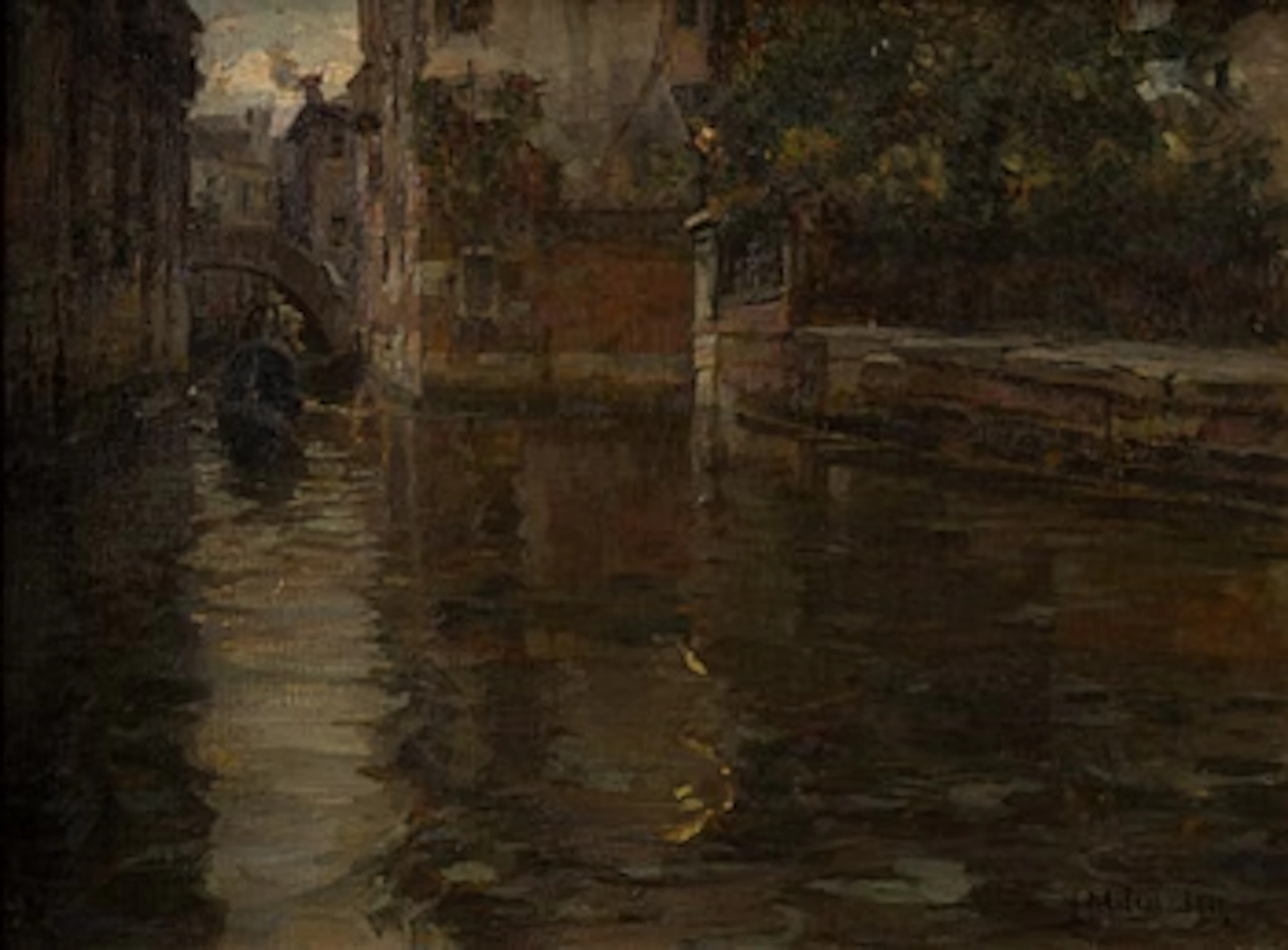 Alessandro Milesi, Motif from Venice.