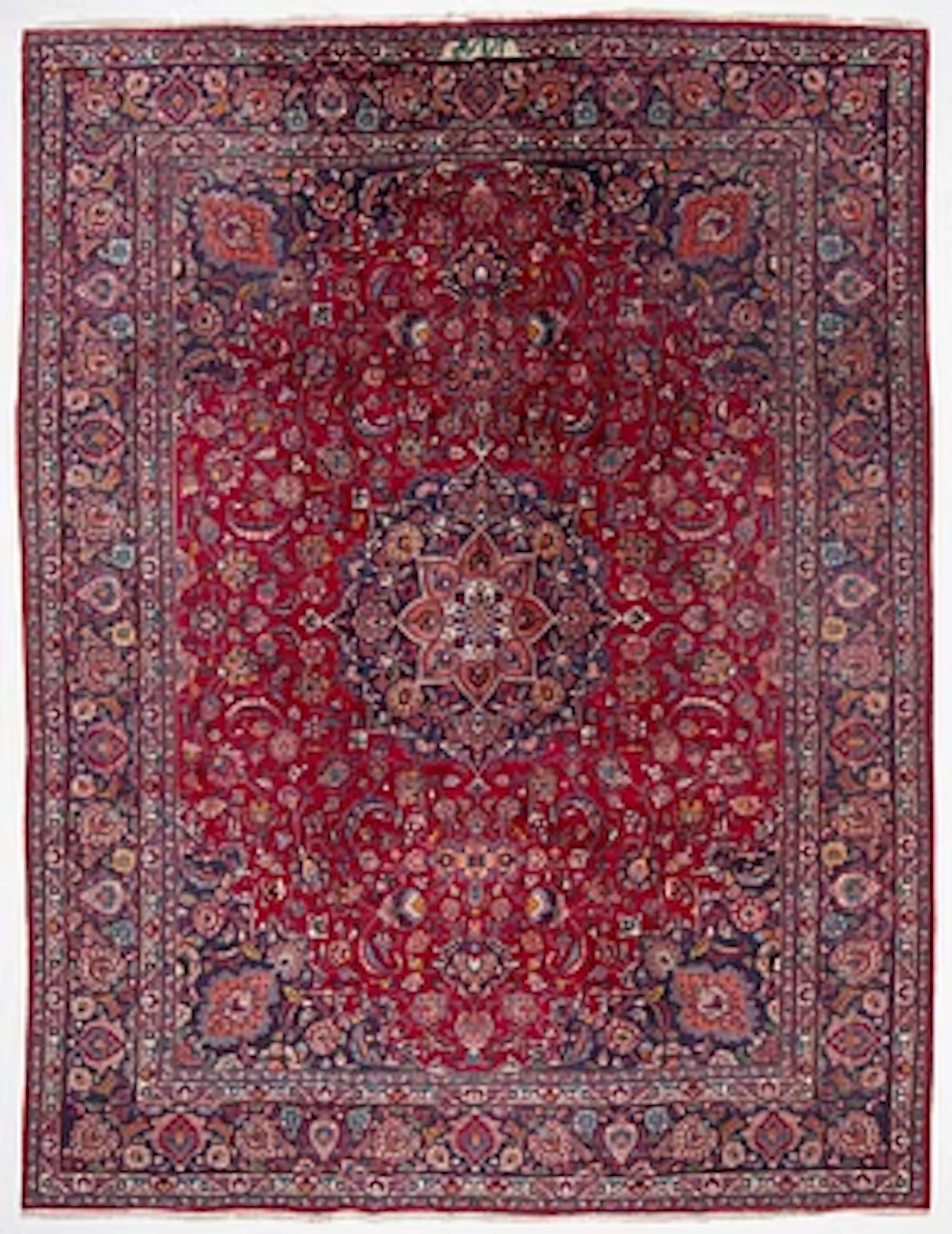 Rug, Keshan, signed, approx. 385 x 300 cm.