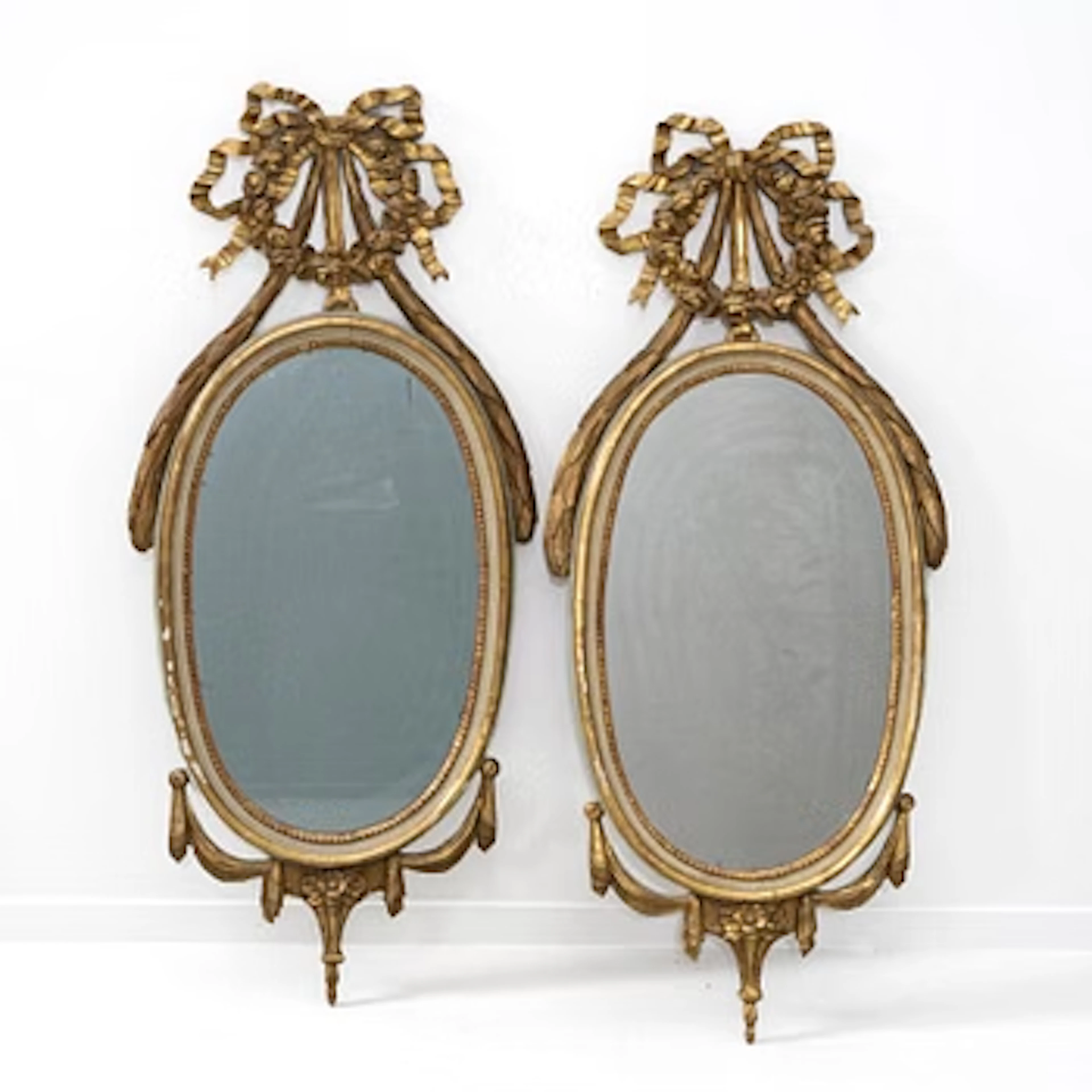 Mirrors, a pair, Louis XVI, latter part of the 18th century.