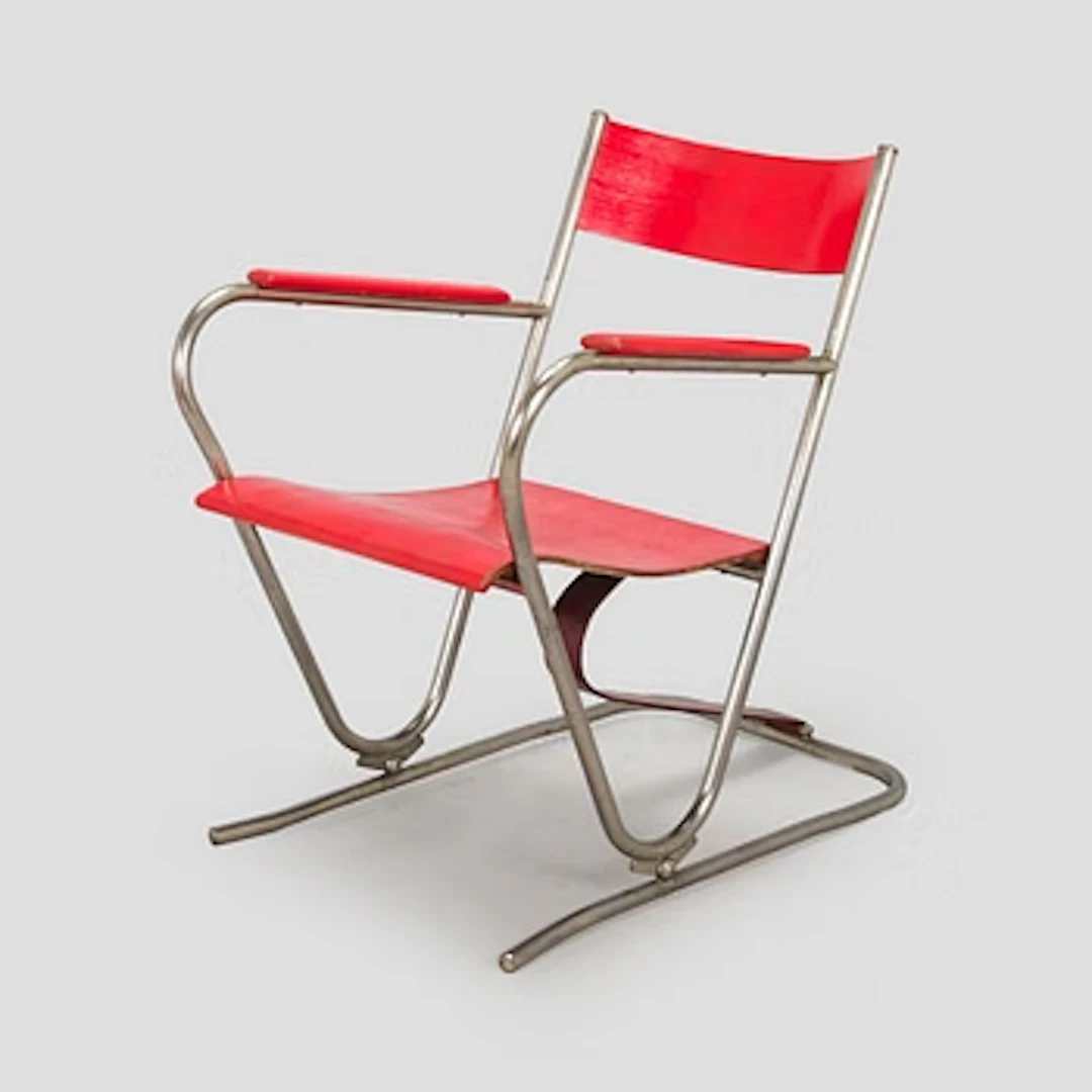 A 1930's 'Sirkka' rockin chair for Oy Veljekset Lampila Ab.