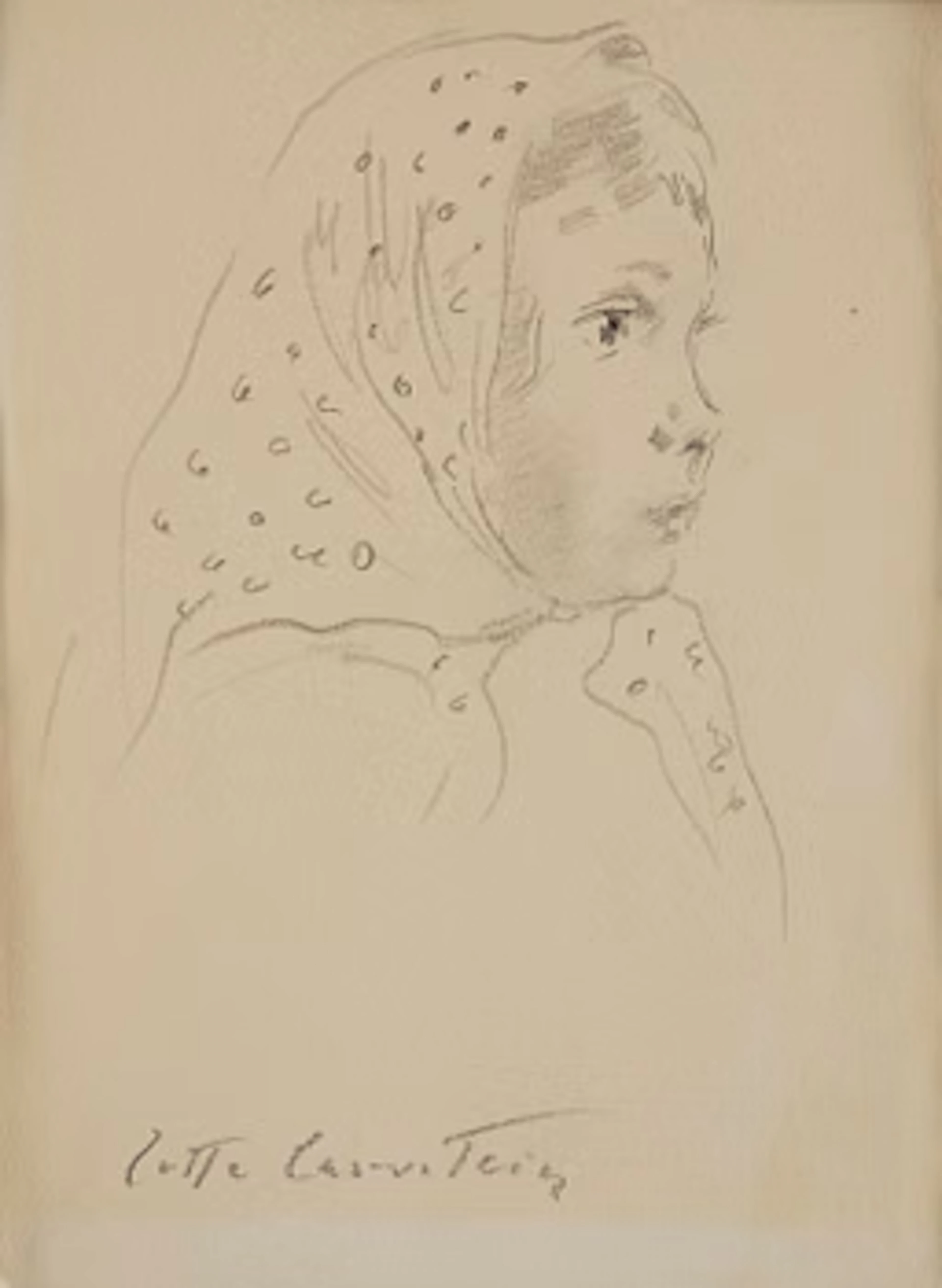 Lotte Laserstein, Portrait of a girl.