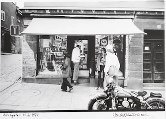 Carl Johan De Geer, "Hornsgatan 32 år 1972".