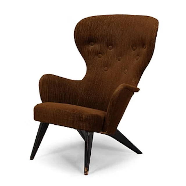 Carl Gustaf Hiort af Ornäs, a mid 1940s 'Siesta' armchair for Hiort