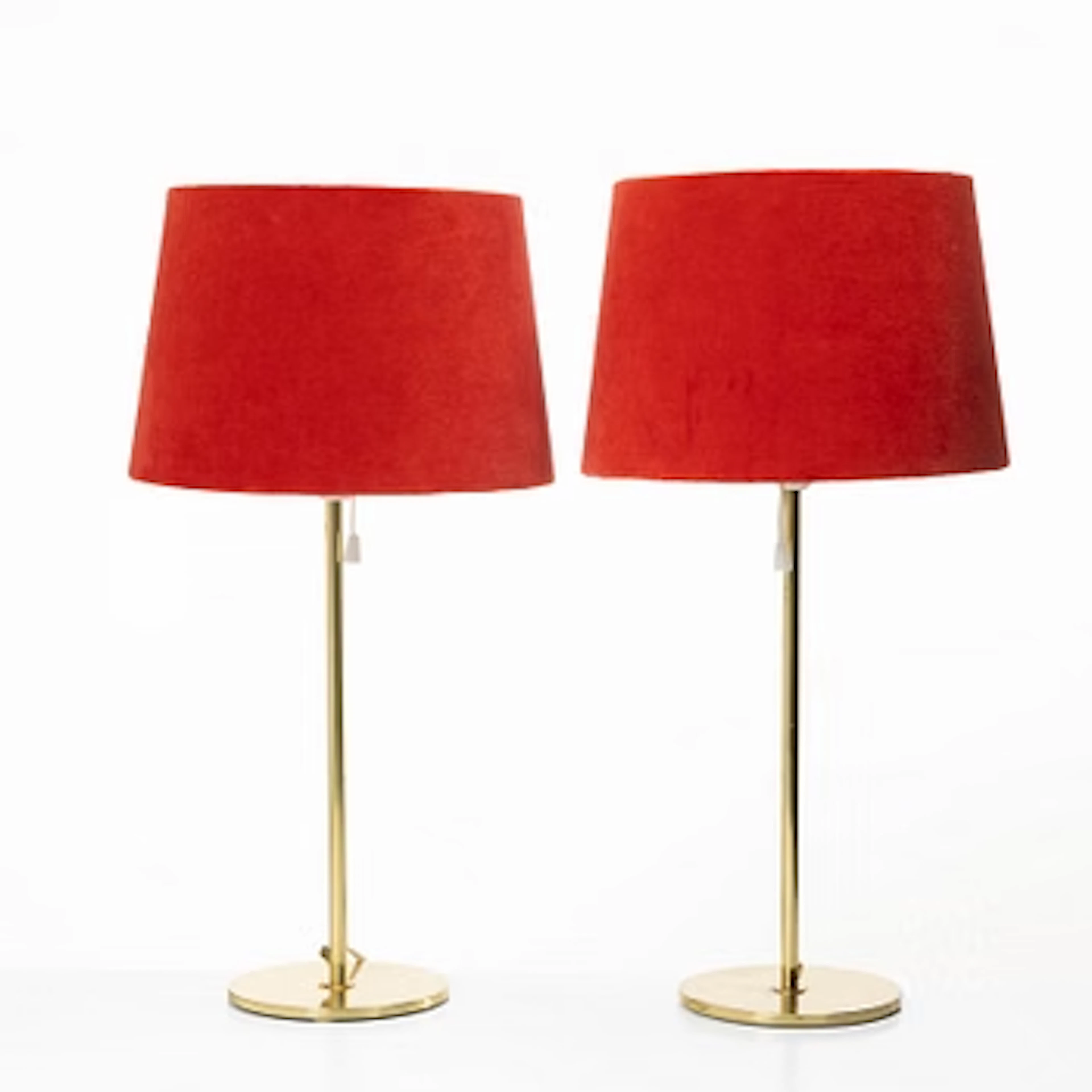 Table lamps, a pair, Möllers Armatur Eskilstuna, second half of the