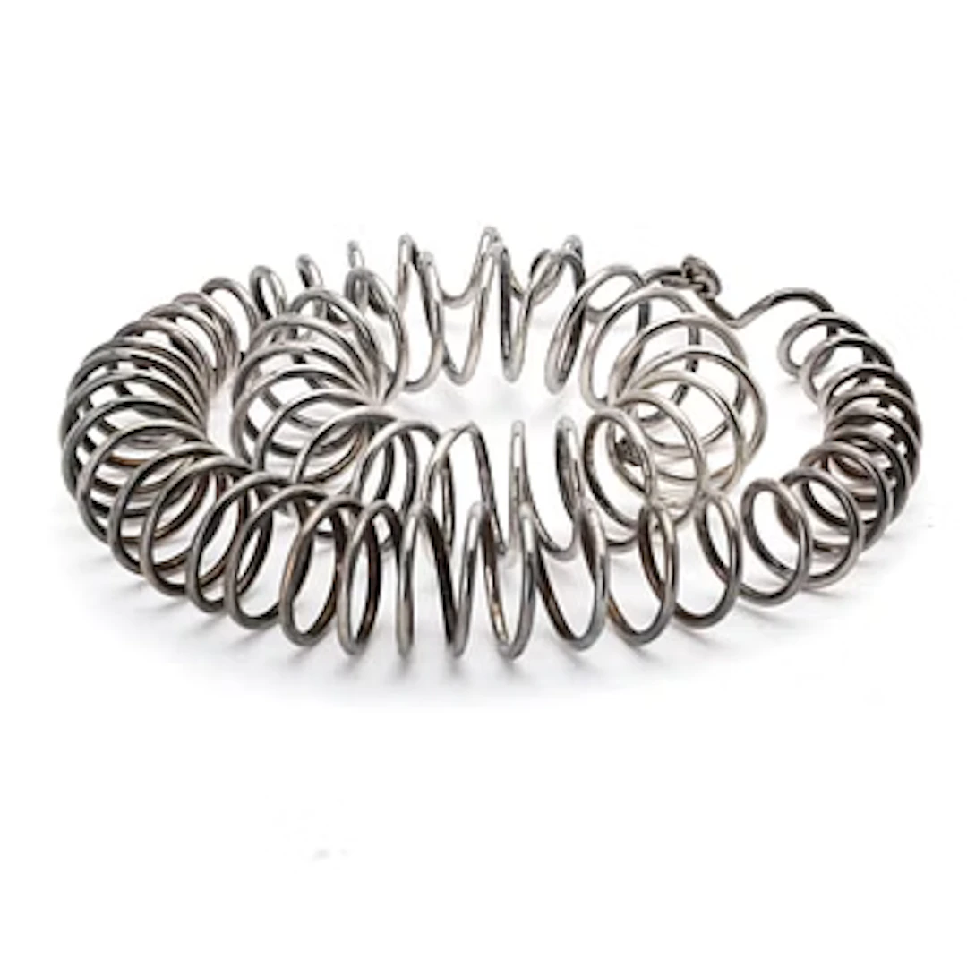 Necklace and Bracelet, Sterling Silver.