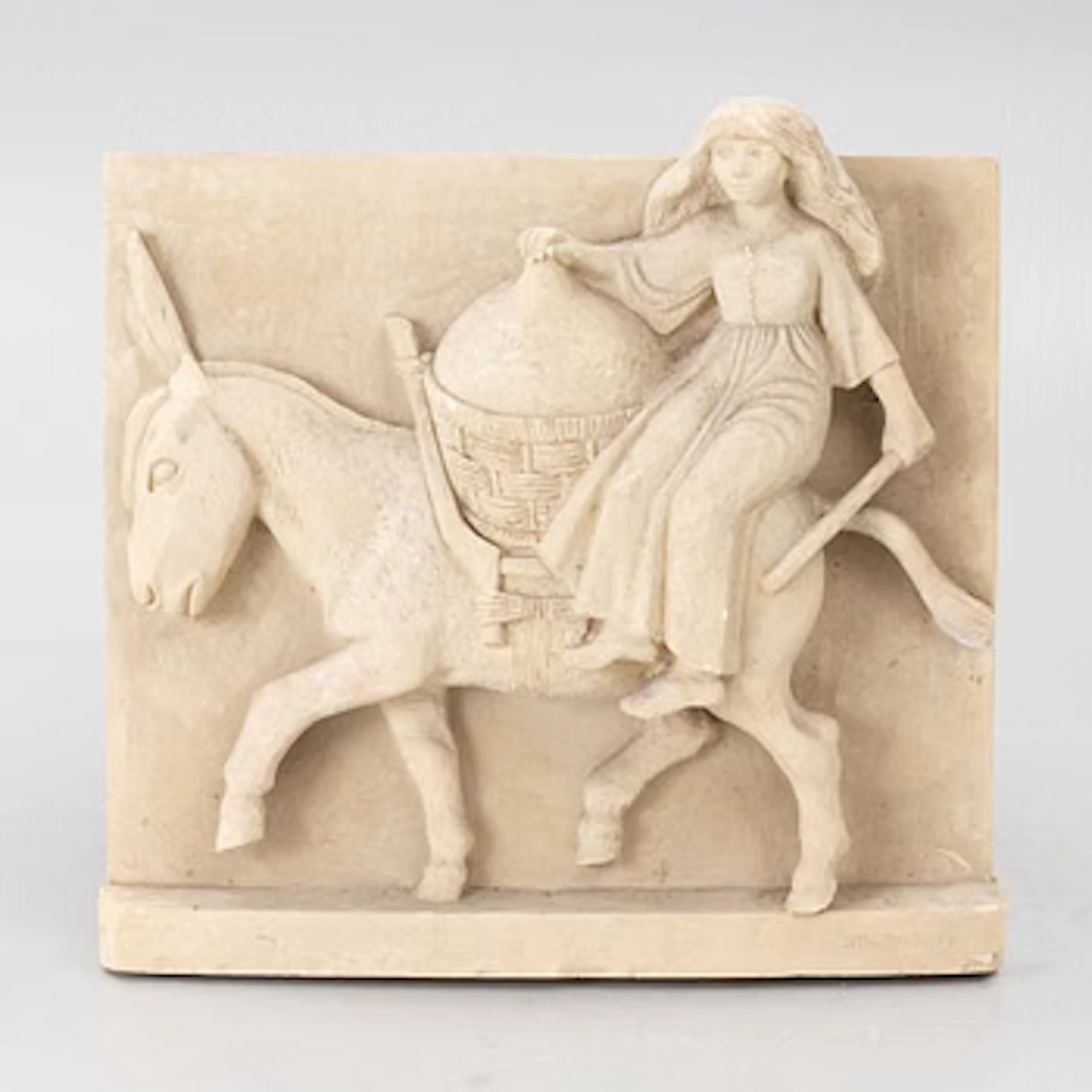 Stig Blomberg, relief, plaster model for M/S Stockholm (1941).