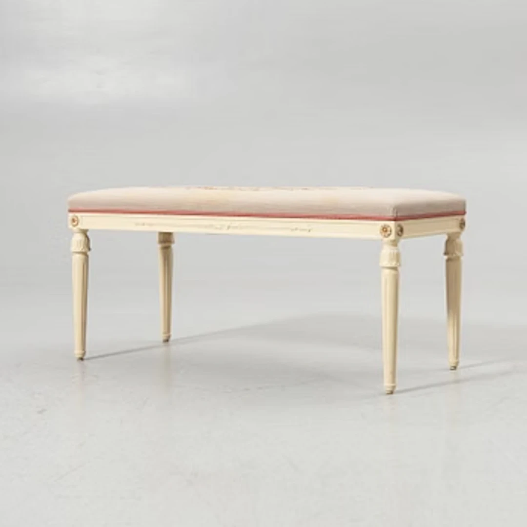 Bench, Gustavian style, AB Svenska Möbelfabrikerna, Bodafors, second
