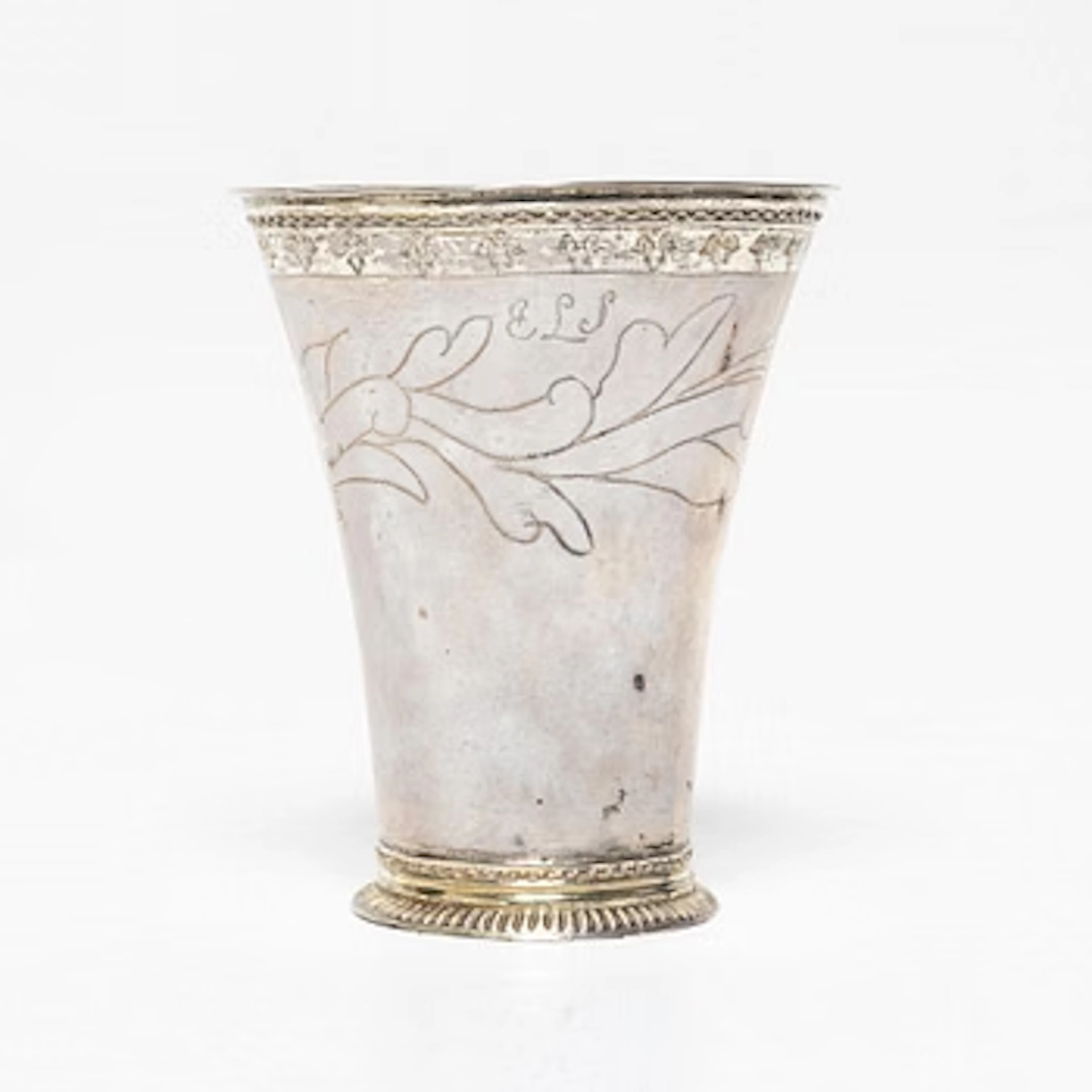 Beaker, silver, Bengt Björn, Västerås, 1742.