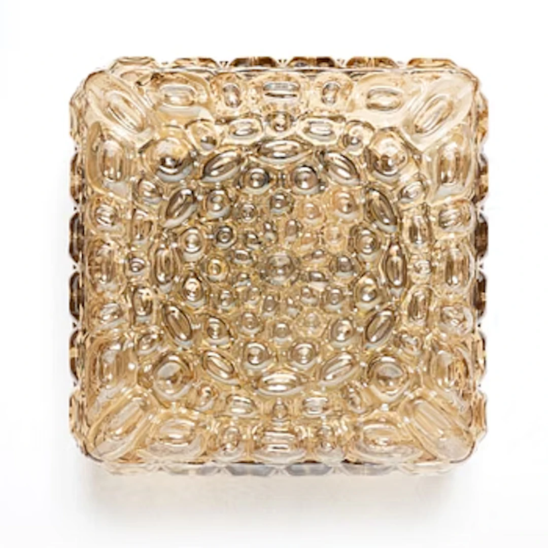 Ceiling lamp, Glashütte Limburg, Germany, second half of the 20th century.