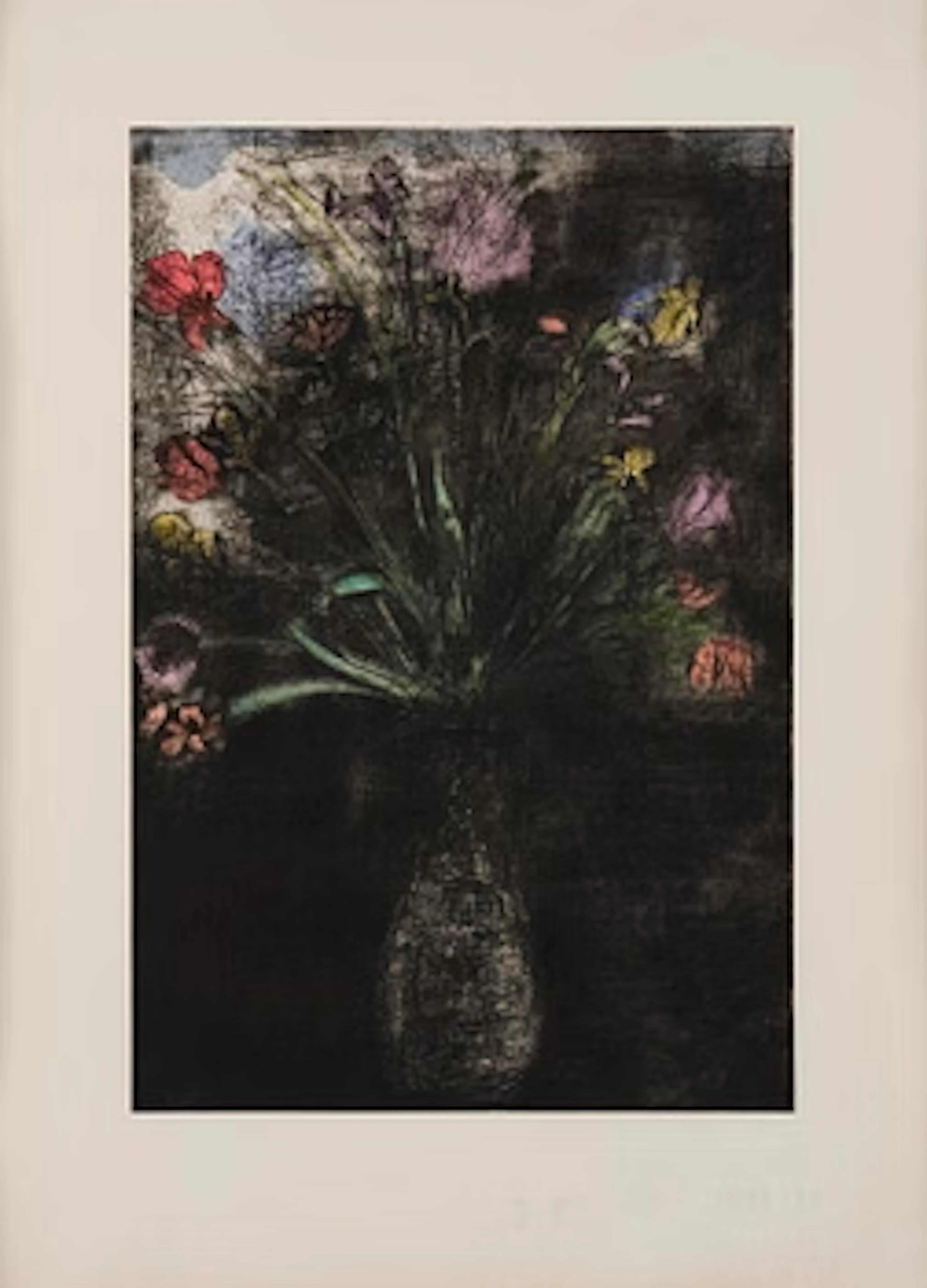 Jim Dine, "Hand-Colored Flowers II".