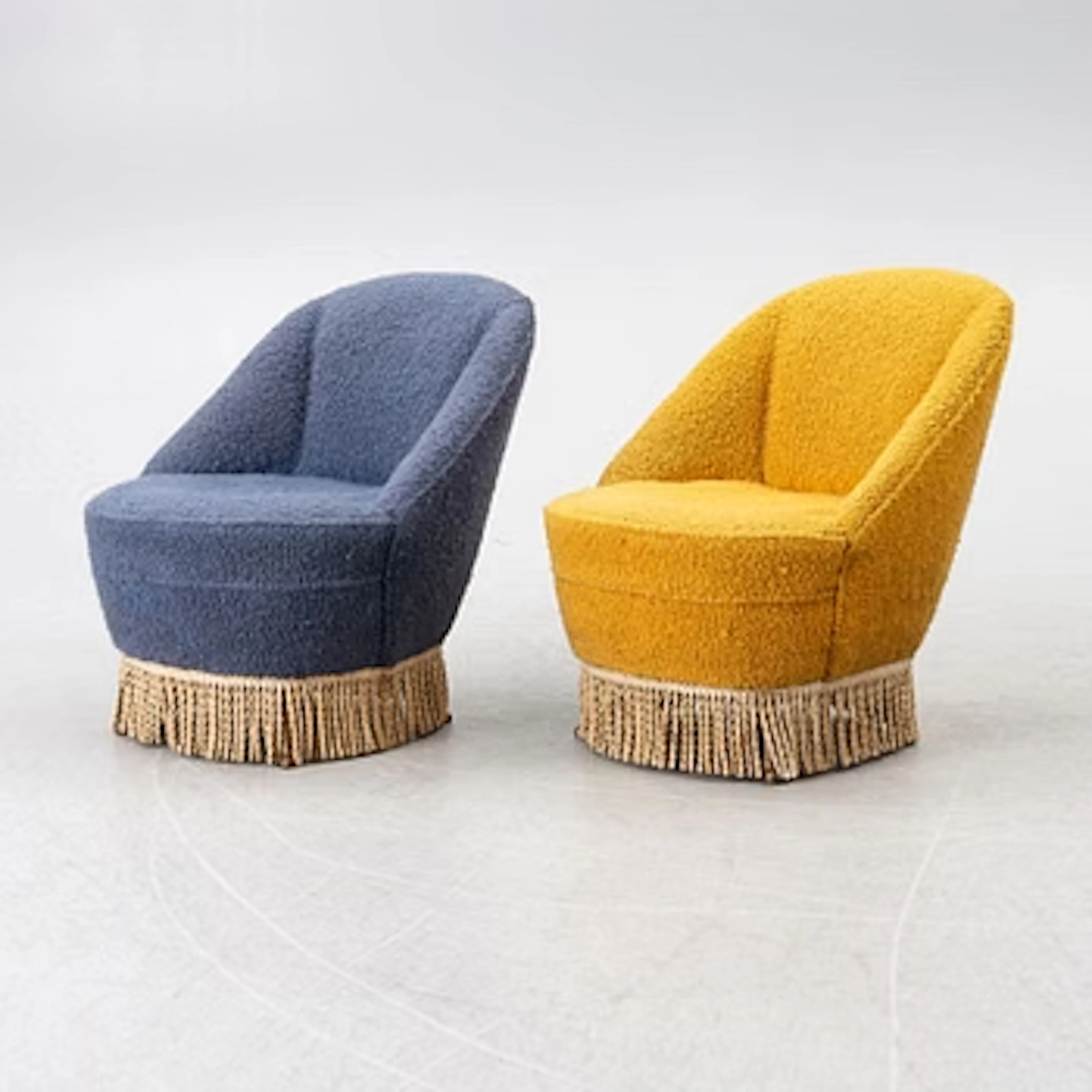 Armchairs, a pair, Casa E Giardino, Italy, second half of the 20th century.