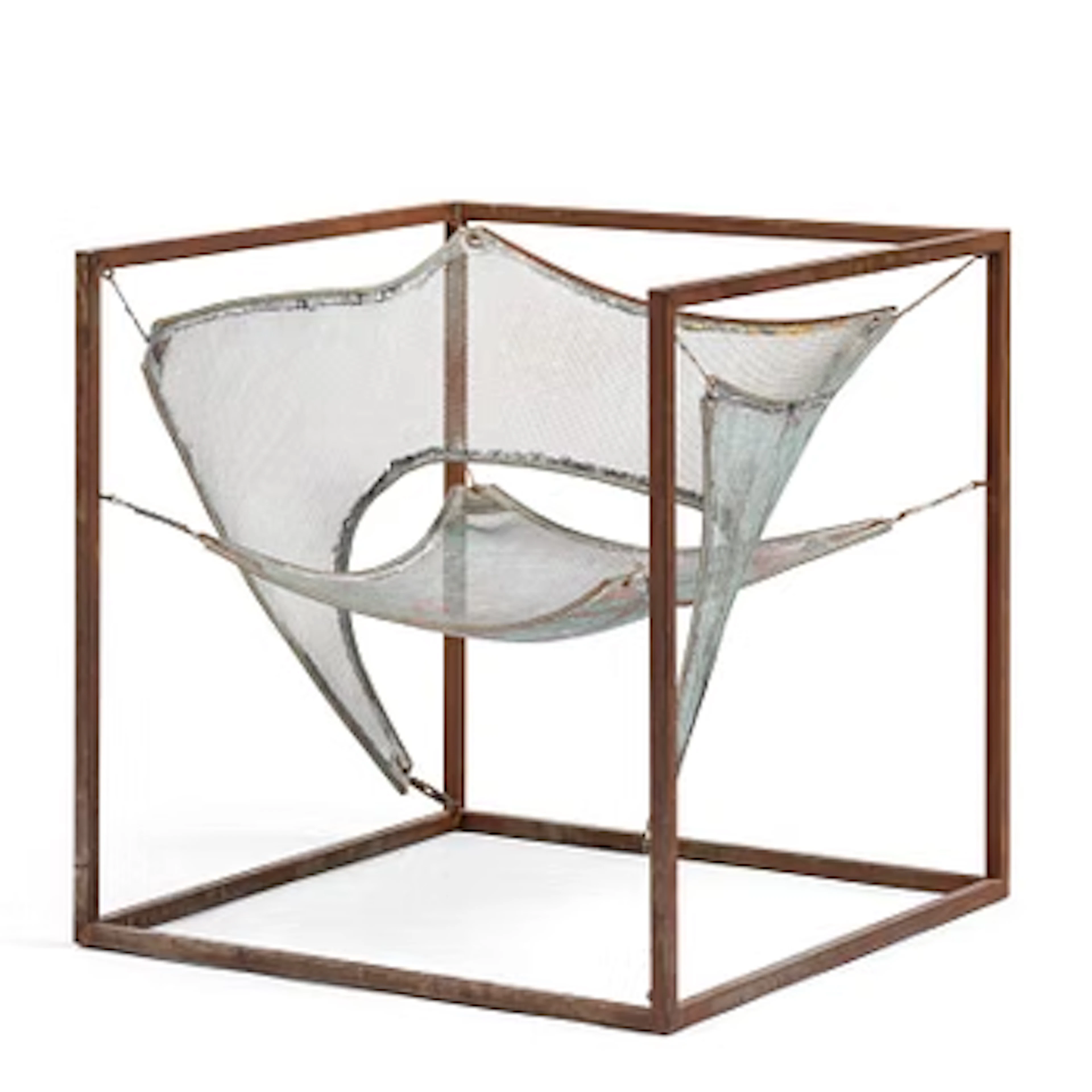 Sigurdur Gustafsson, a "Wind" easy chair/sculpture, ed. HC 4/5, Källemo