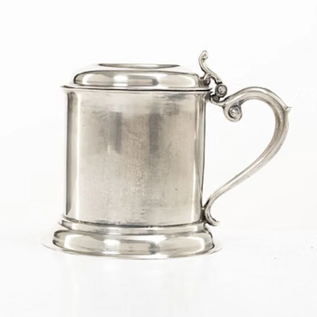 A Mexican sterling silver tankard, mark of Juventino Lopez Reyes