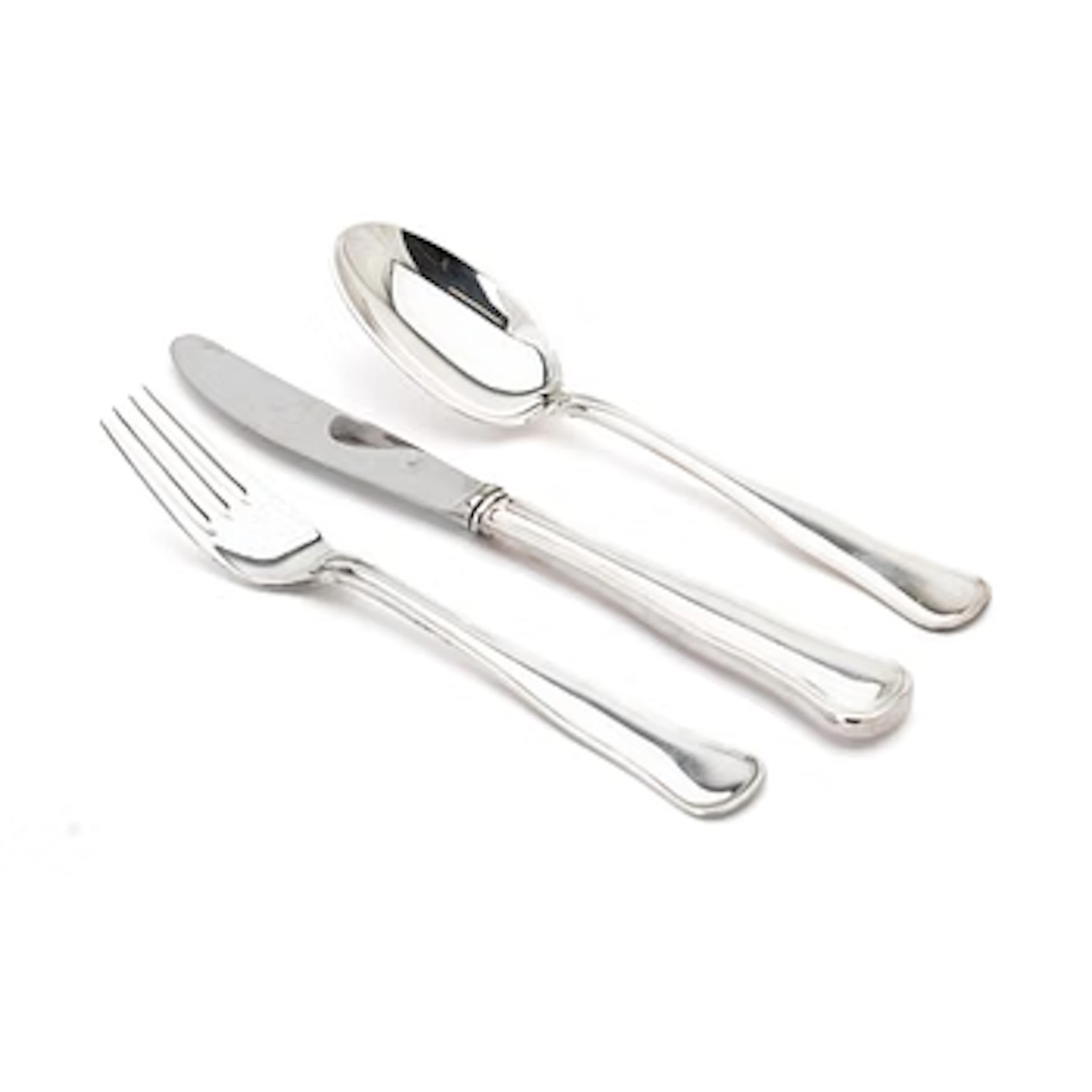 Silver-gilt cutlery, 36 pieces, “Gammal dansk”, Mema, Lidköping, 1989–1995.