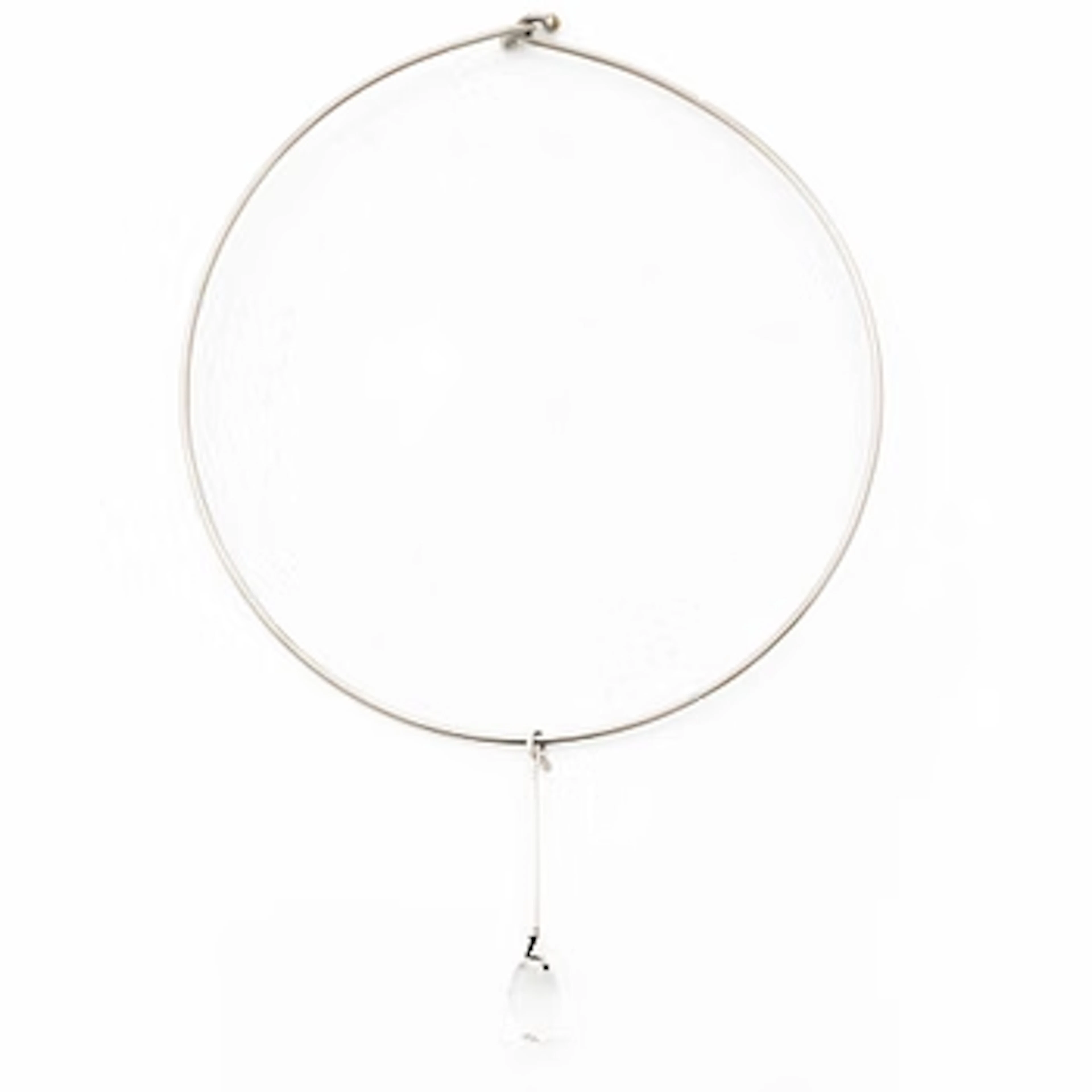 Vivianna Torun Bülow-Hübe, Silver pendant with rock crystal, for Georg Jensen.