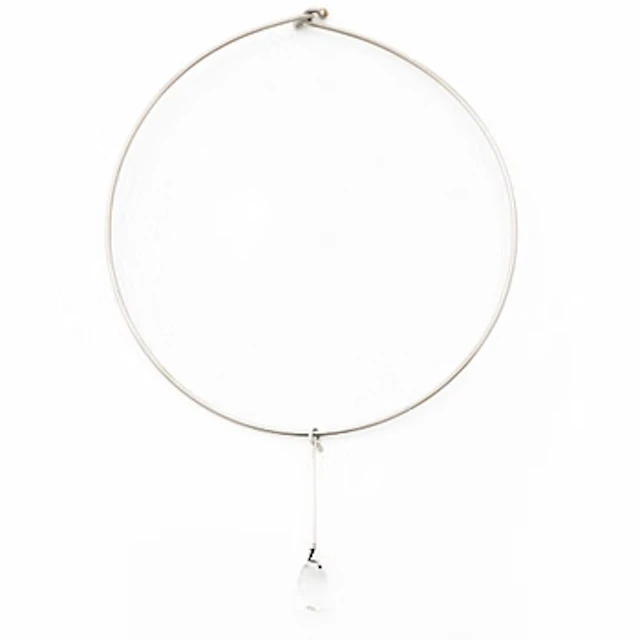 Vivianna Torun Bülow-Hübe, Silver pendant with rock crystal, for Georg Jensen.