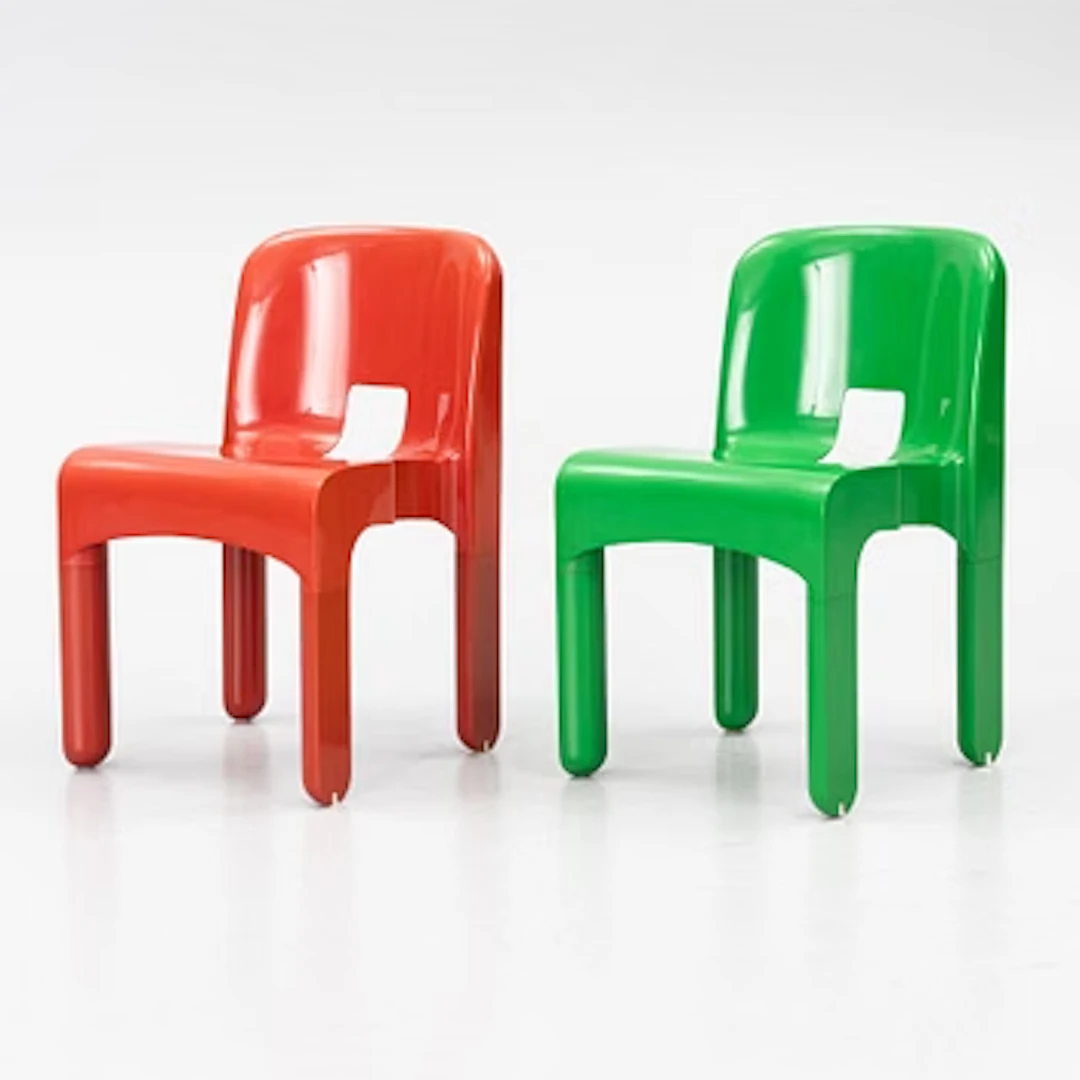 Joe Colombo, Chairs, a pair, "Universal", Kartell, second half of