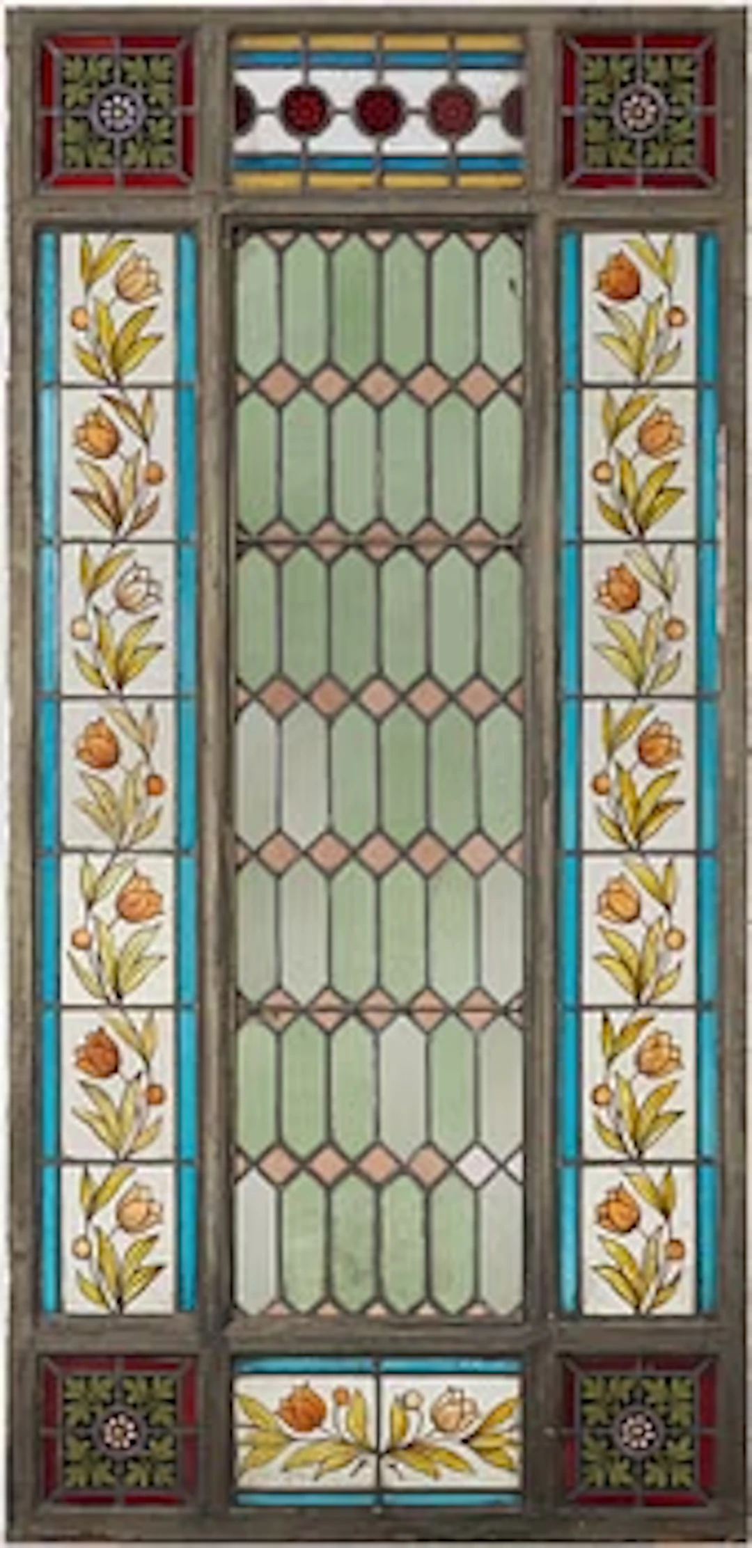 Stained glass window, 18th–20th century.