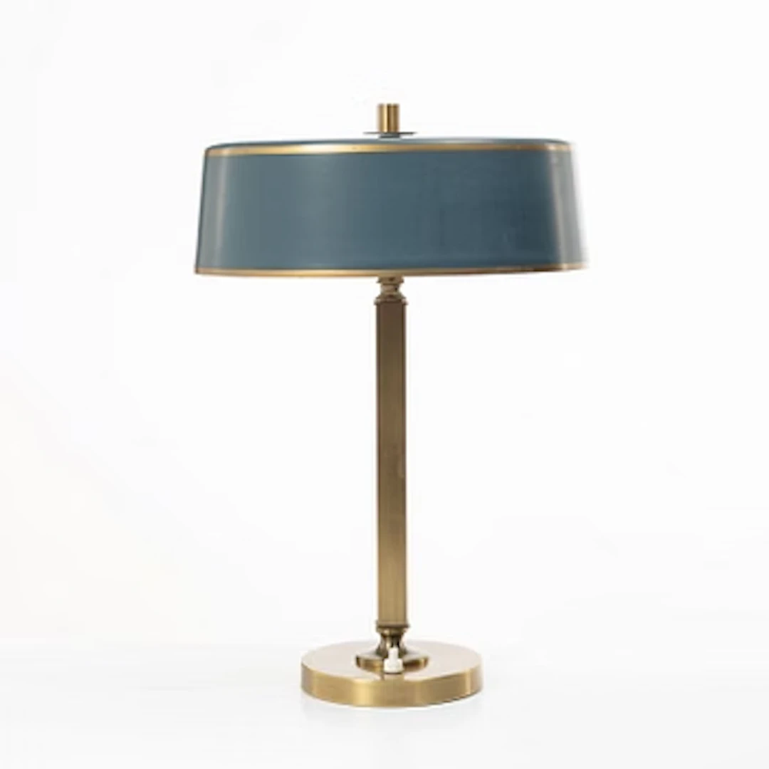 Einar Bäckströms Metallvarufabrik, Table lamp, model 7407, mid-20th century.
