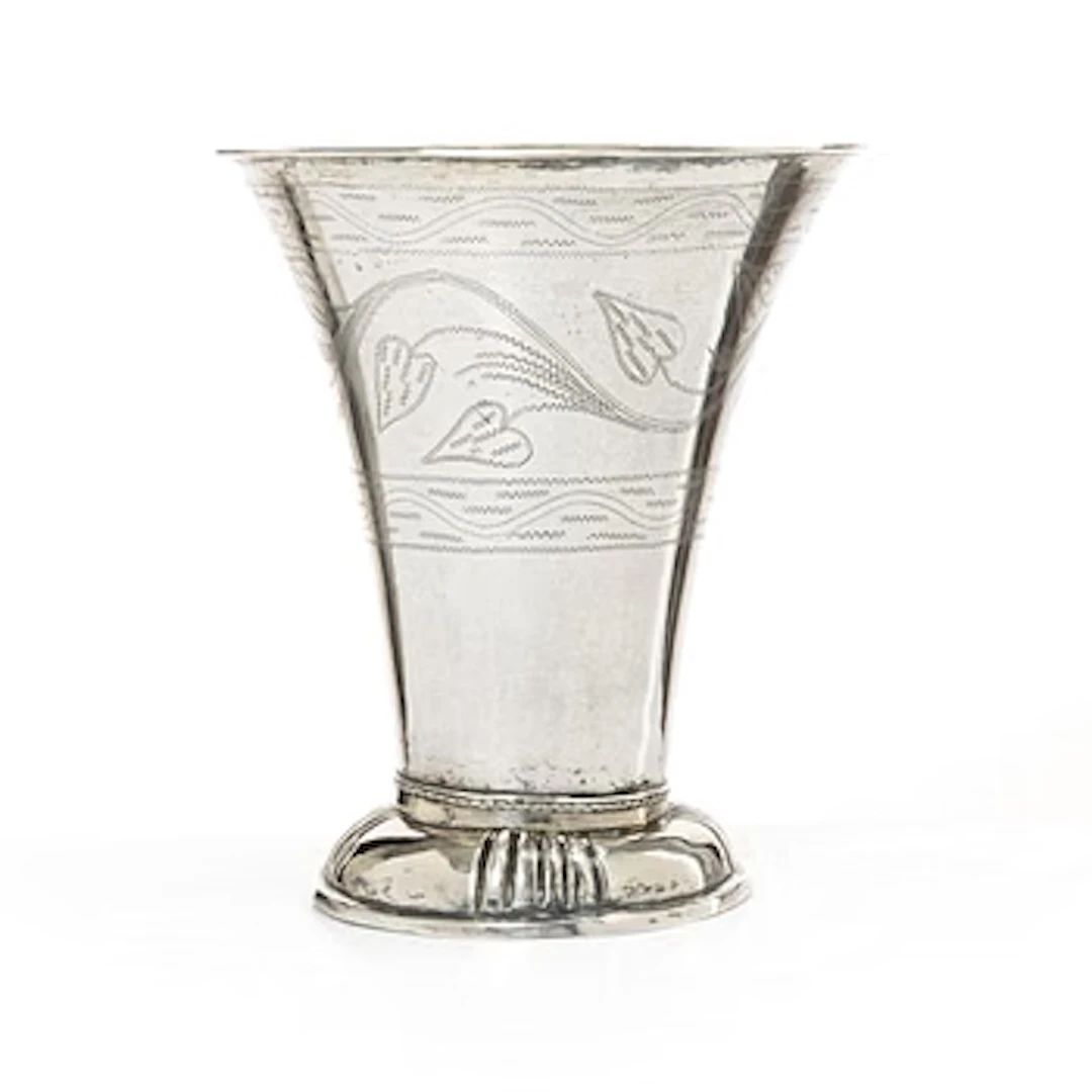 A parcel-gilt silver beaker, mark of Anders Gottfrid Roos, Turku