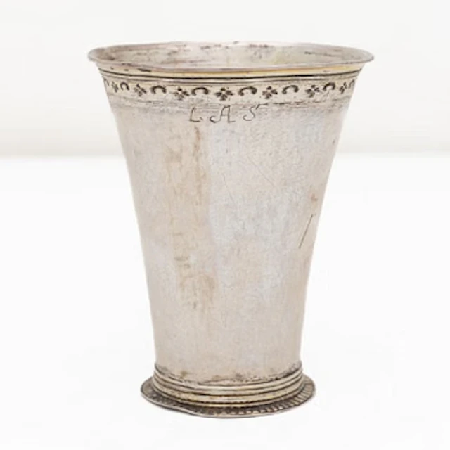 A Swedish silver beaker, mark of JA Starin, Stockholm 1746.