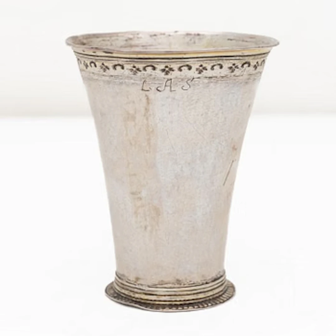 A Swedish silver beaker, mark of JA Starin, Stockholm 1746.