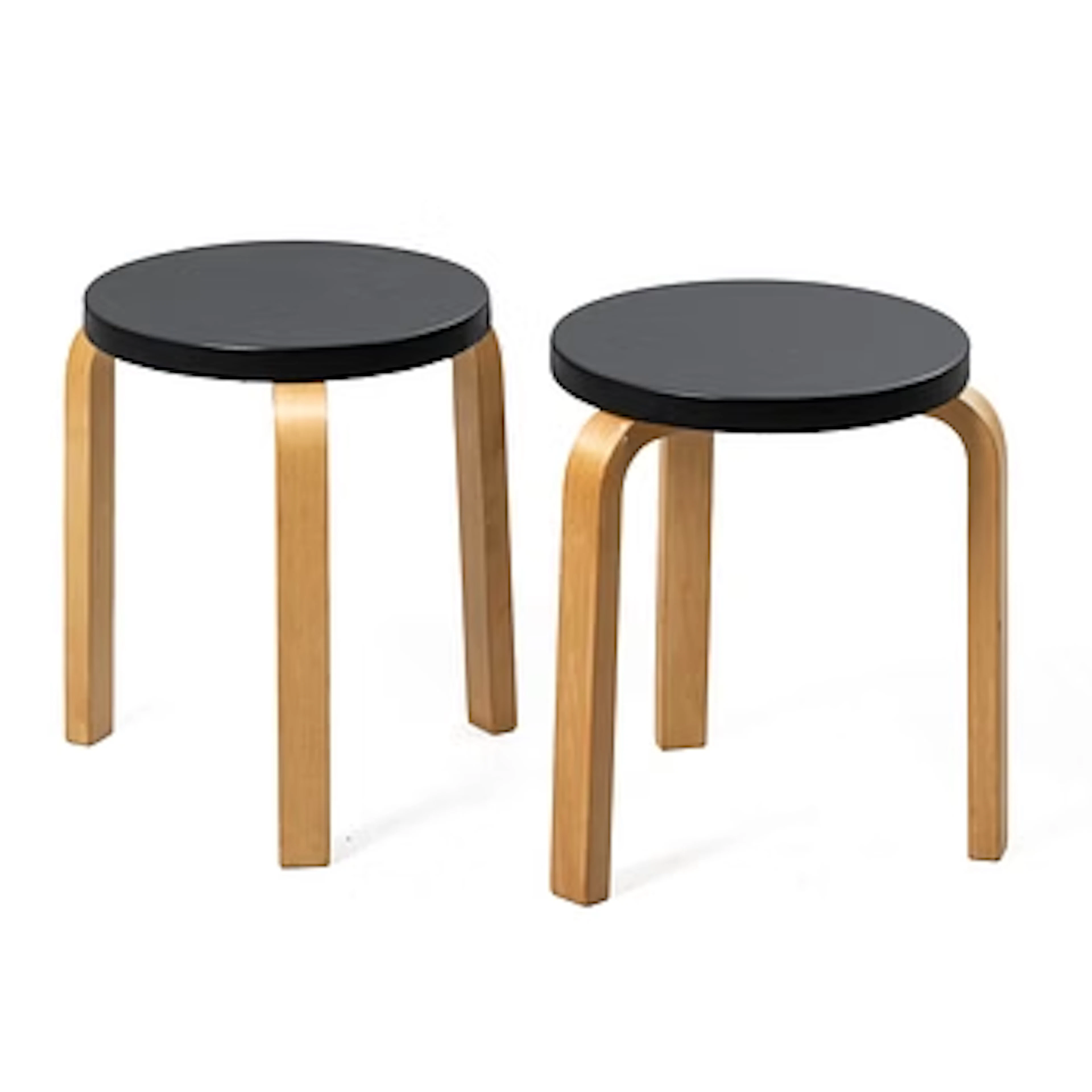 Alvar Aalto, Stools, a pair, Artek.