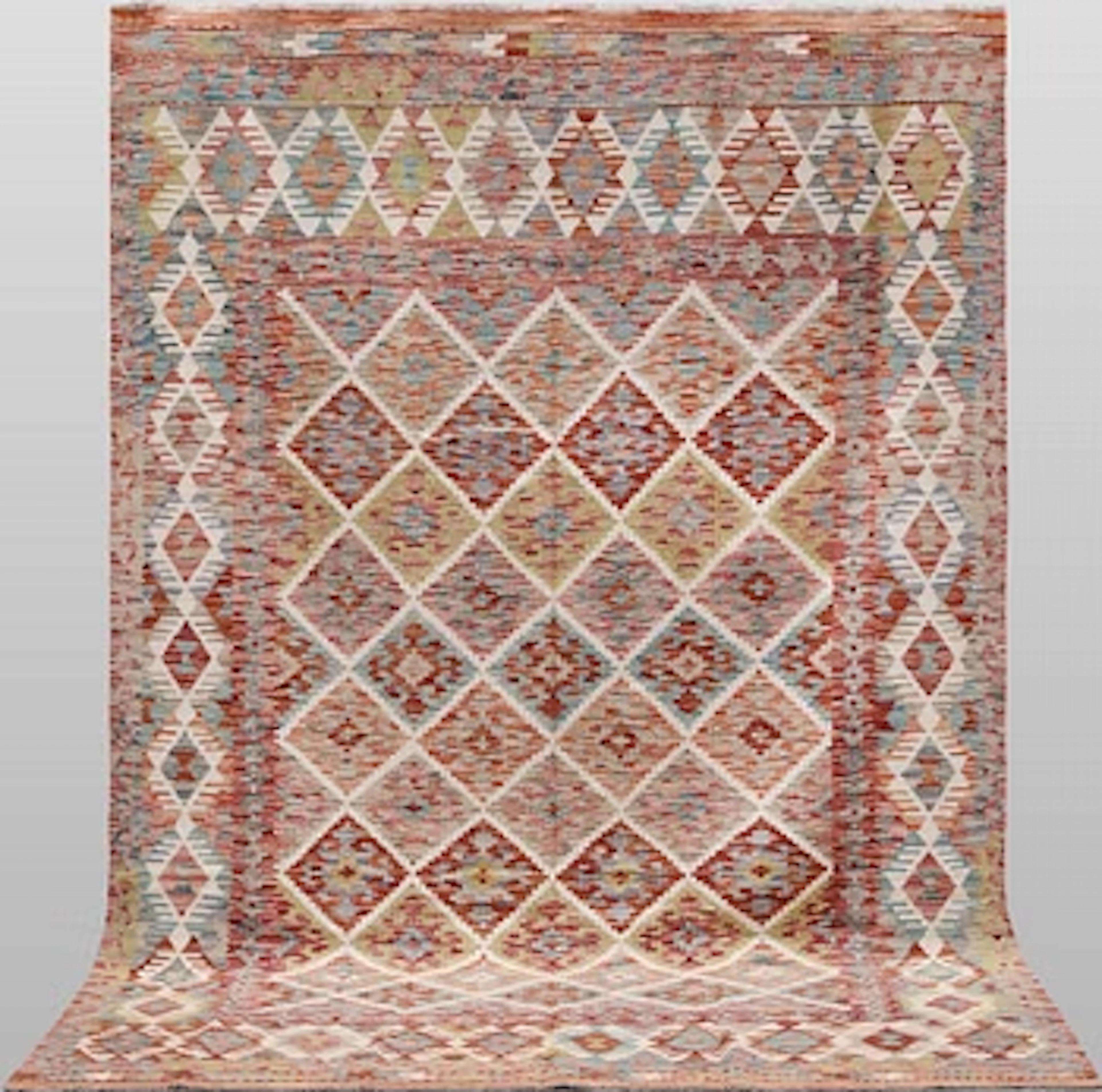 A Kelim carpet, 289 x 199 cm.