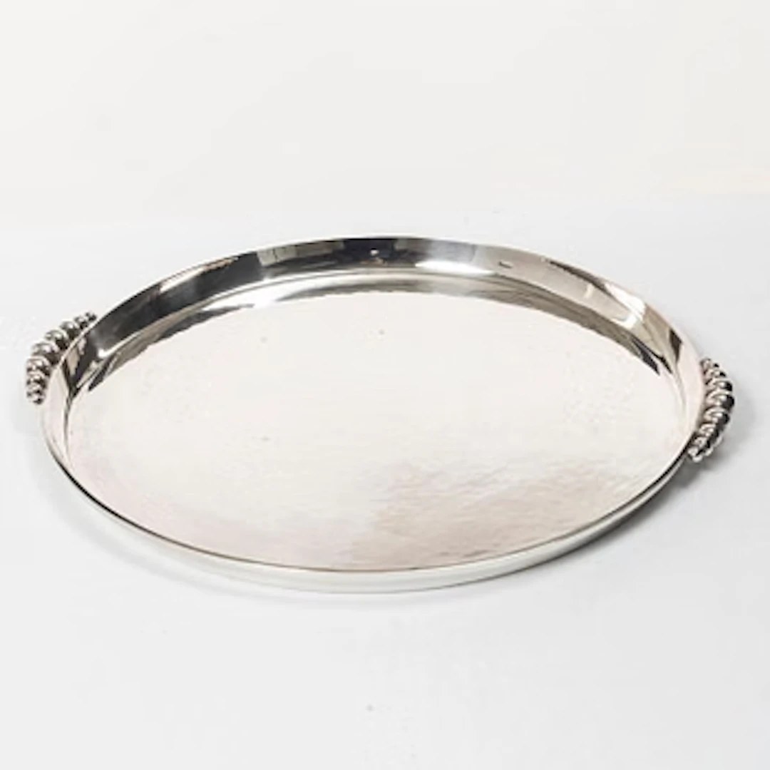 A sterling silver tray, mark of Emil Hartmann, Baden-Württemberg