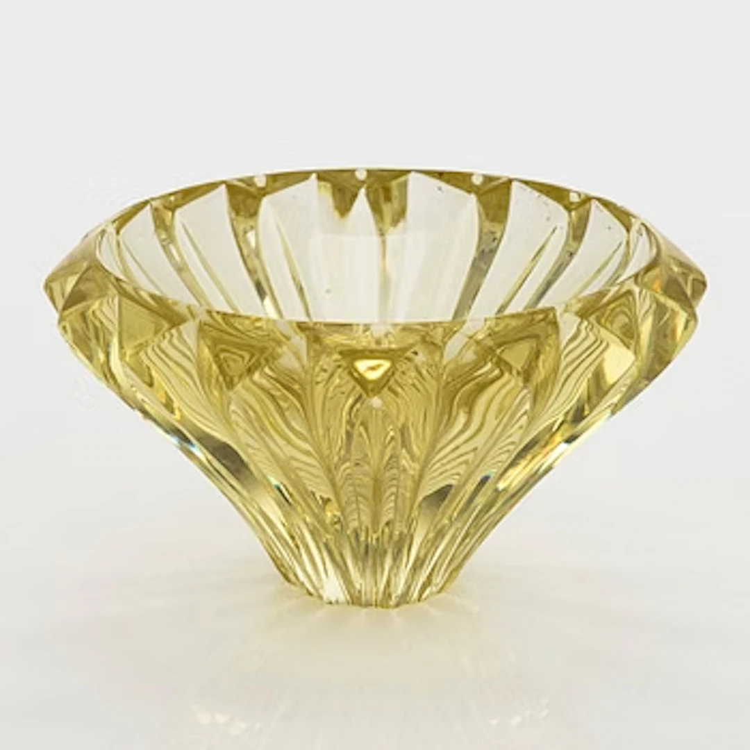 Aimo Okkolin, A 'Petals' bowl, signed Aimo Okkolin Riihimäen Lasi Oy.