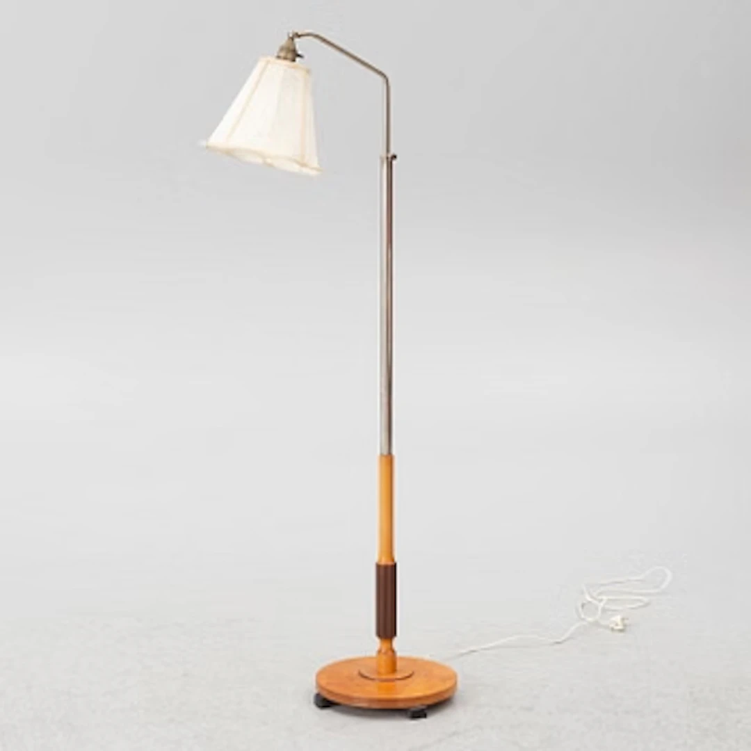Floor lamp, Swedish Modern, 1940s.