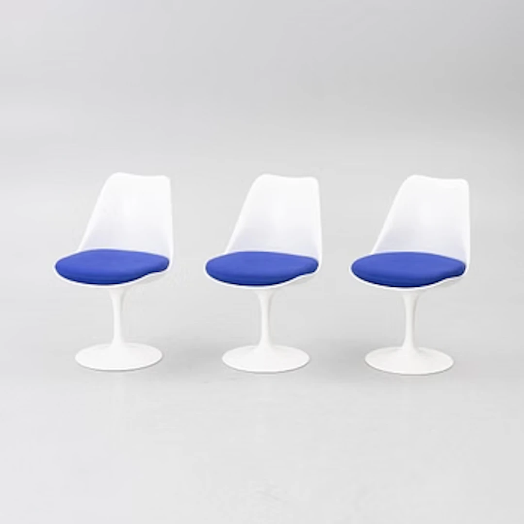 Eero Saarinen, Chairs, “Tulip”, 3, Knoll International.