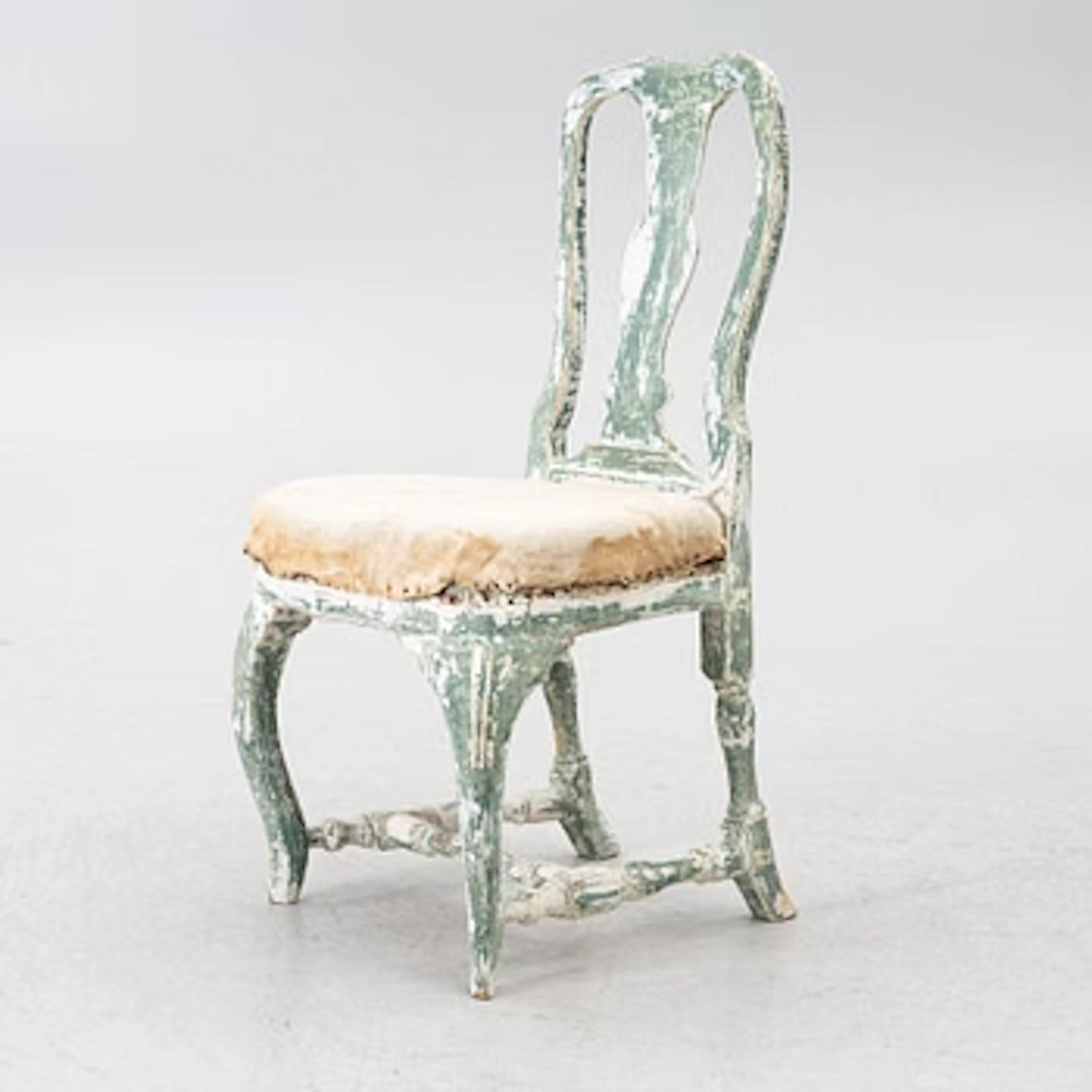 A rococo chair, 18th century.