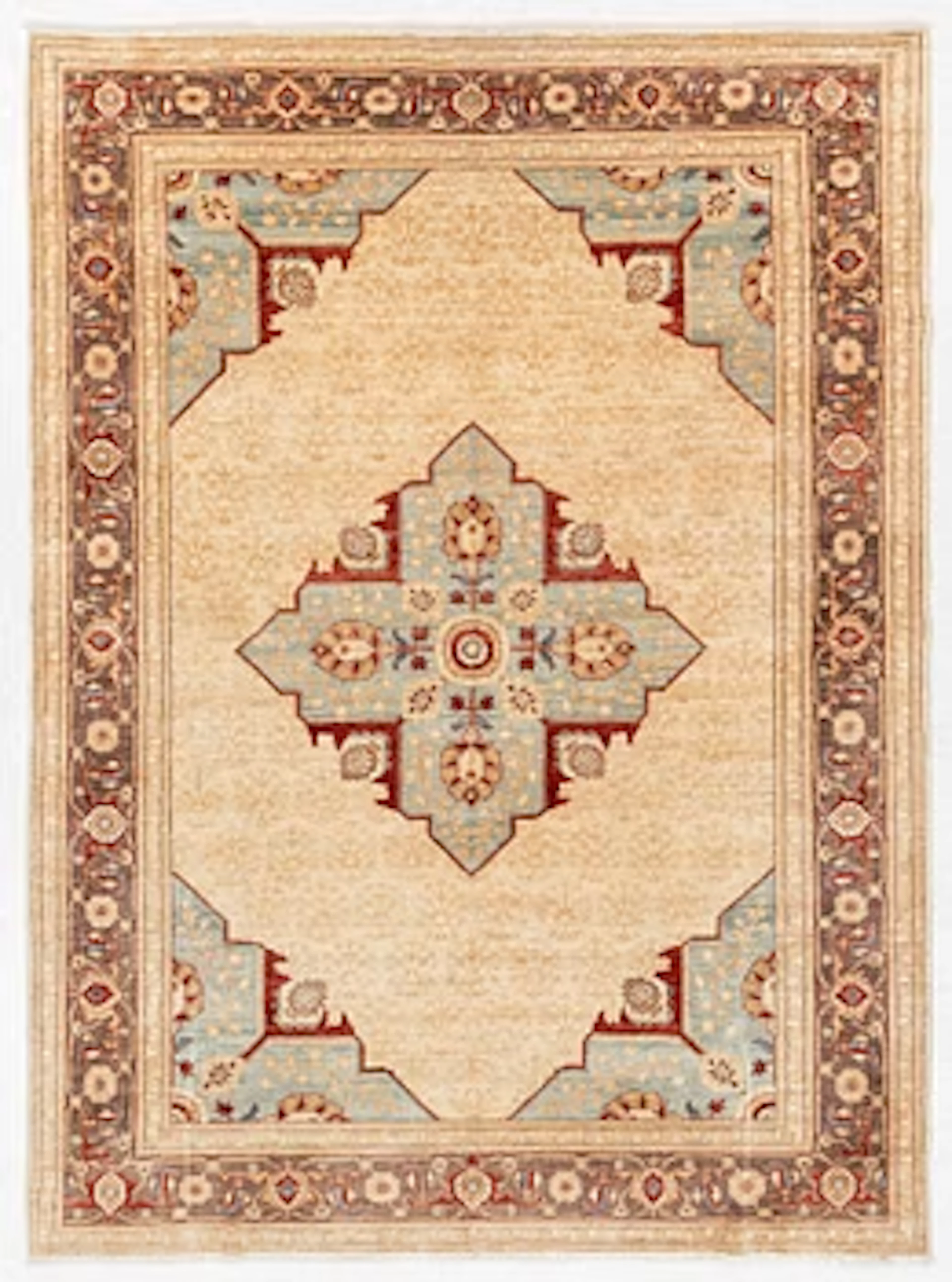 Oriental rug, probably Pakistan, approx. 337 x 247 cm.