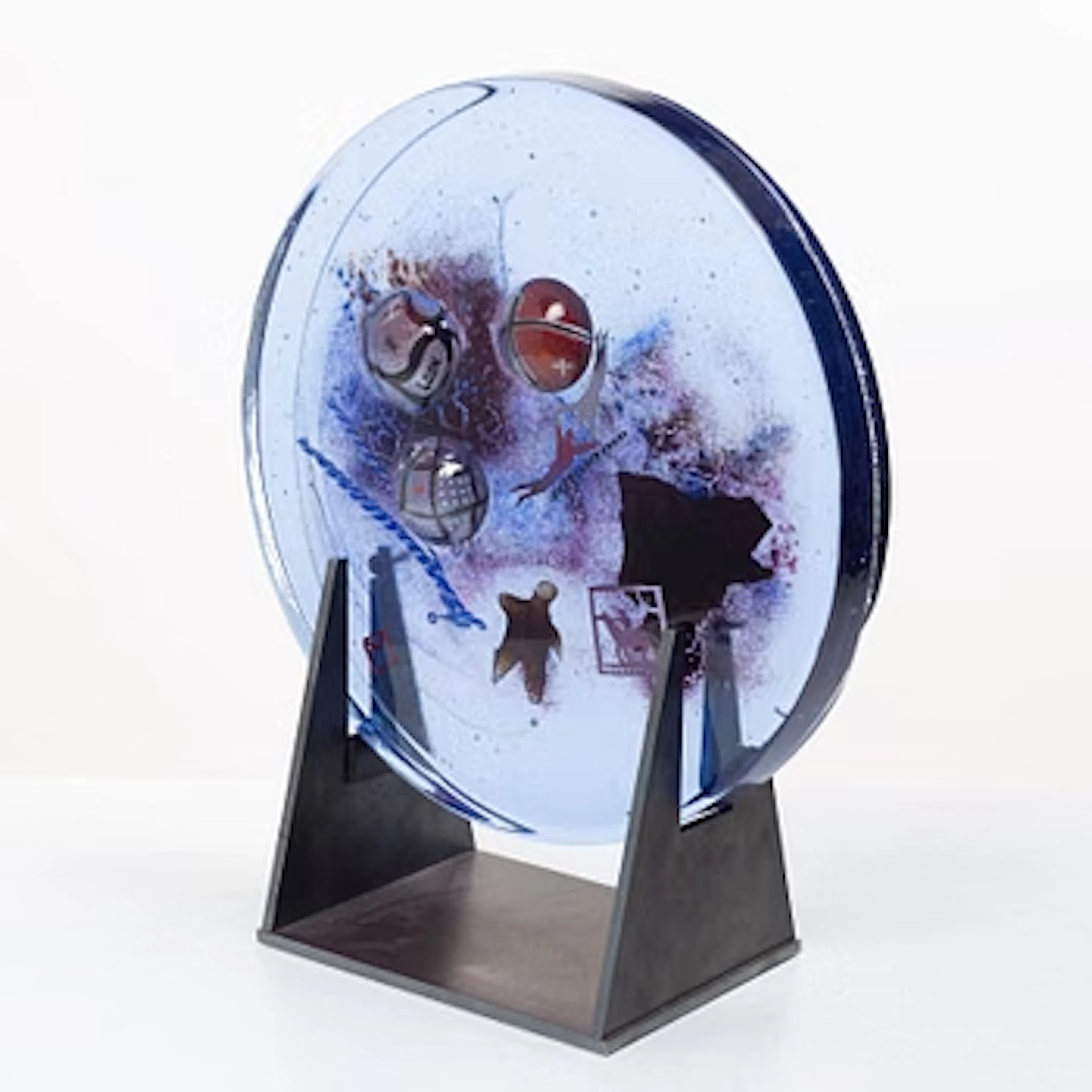 Bertil Vallien, Unique glass sculpture, Kosta Boda.