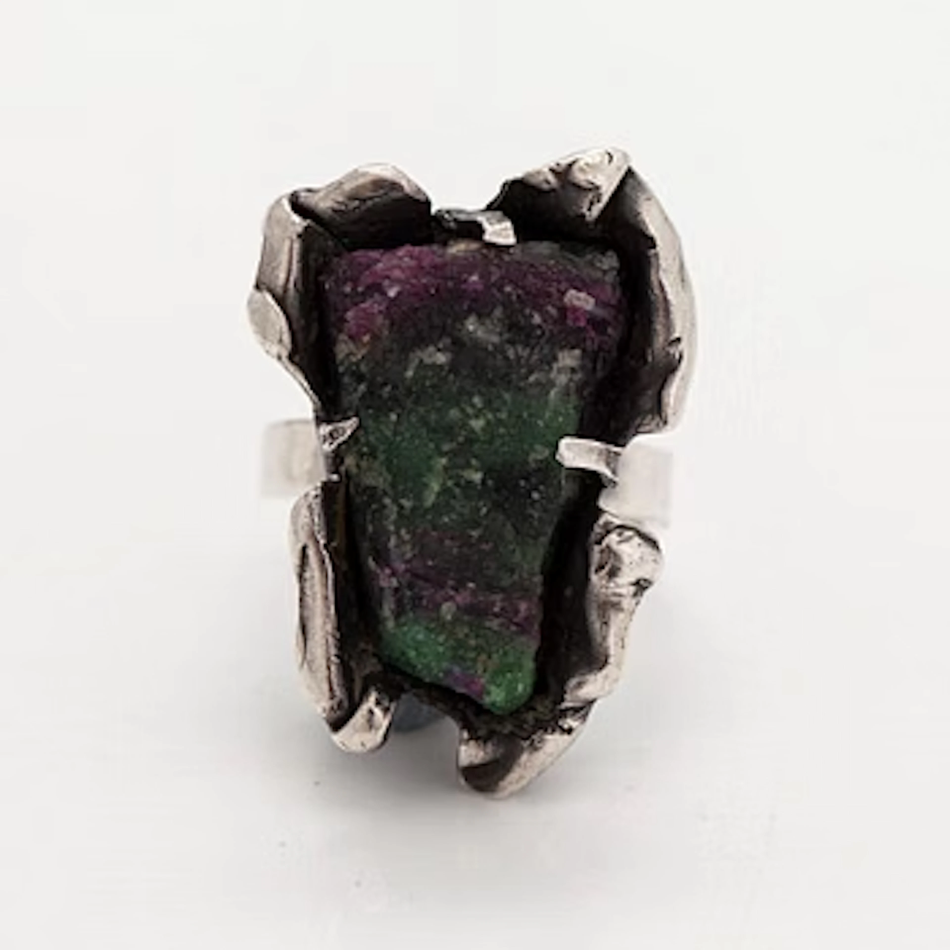 Reino Saastamoinen, ring, zoisite, silver, 1974.