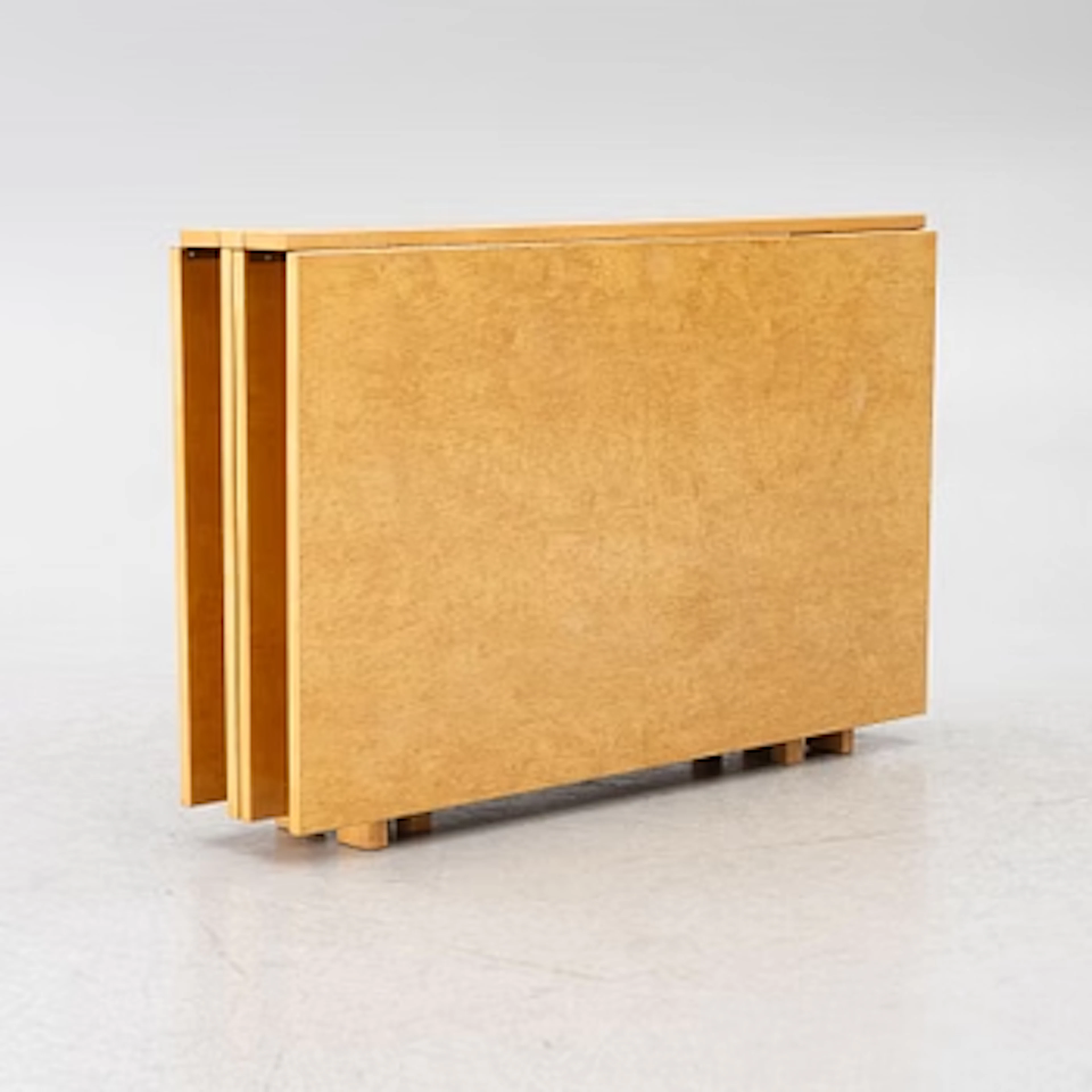 Bruno Mathsson, Drop-leaf table, “Maria Flap”, branded, DUX.