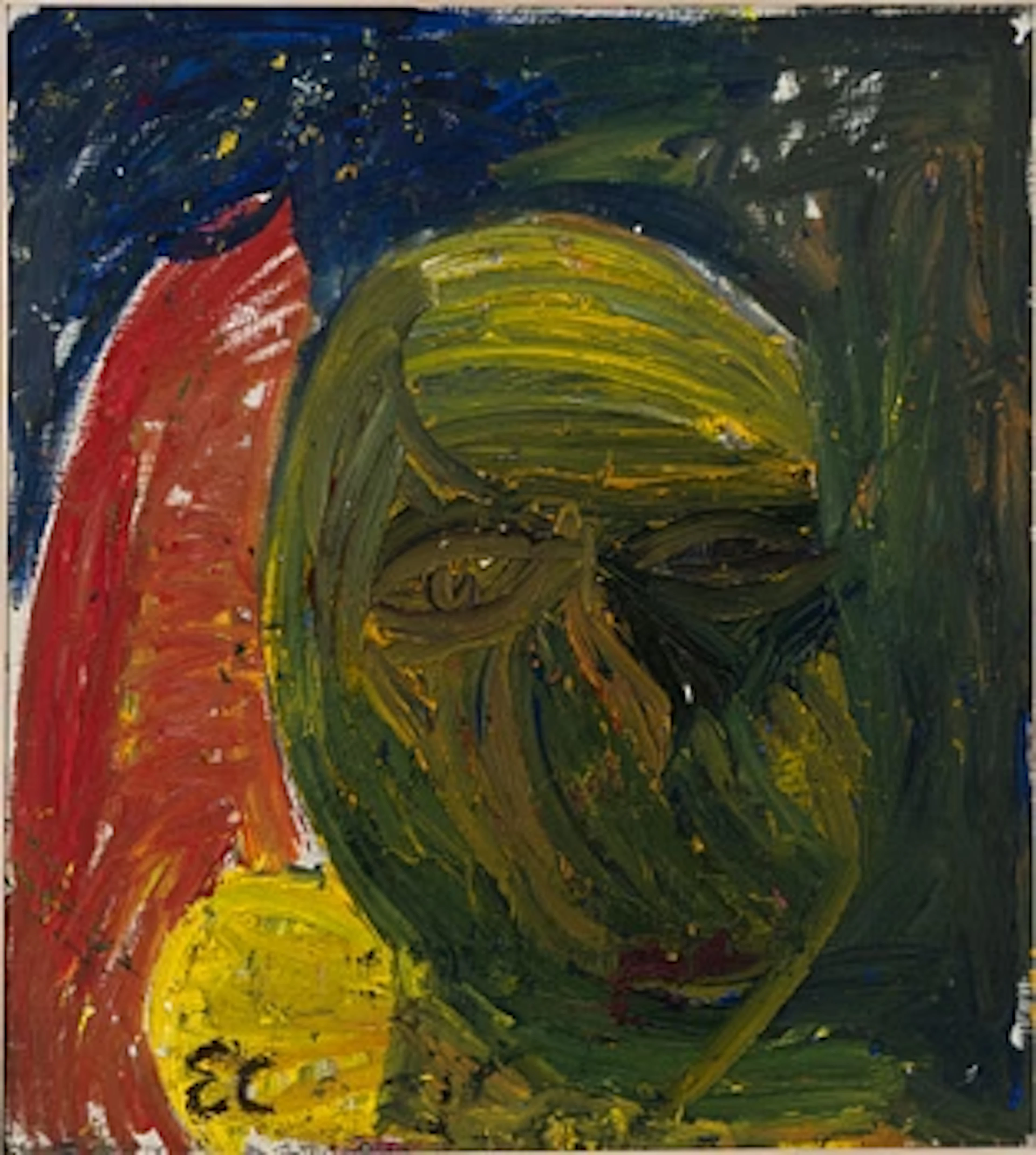 Erland Cullberg, Yellow-green figure.