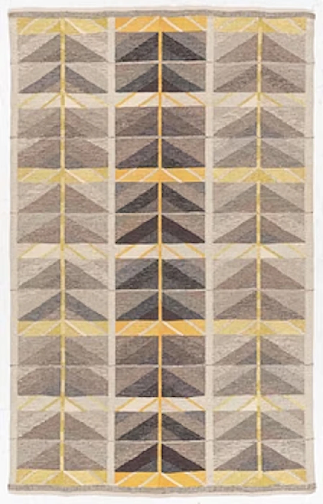 Ingrid Dessau, a rölakan,'Vinterträd' carpet, c. 245 x 150 cm.