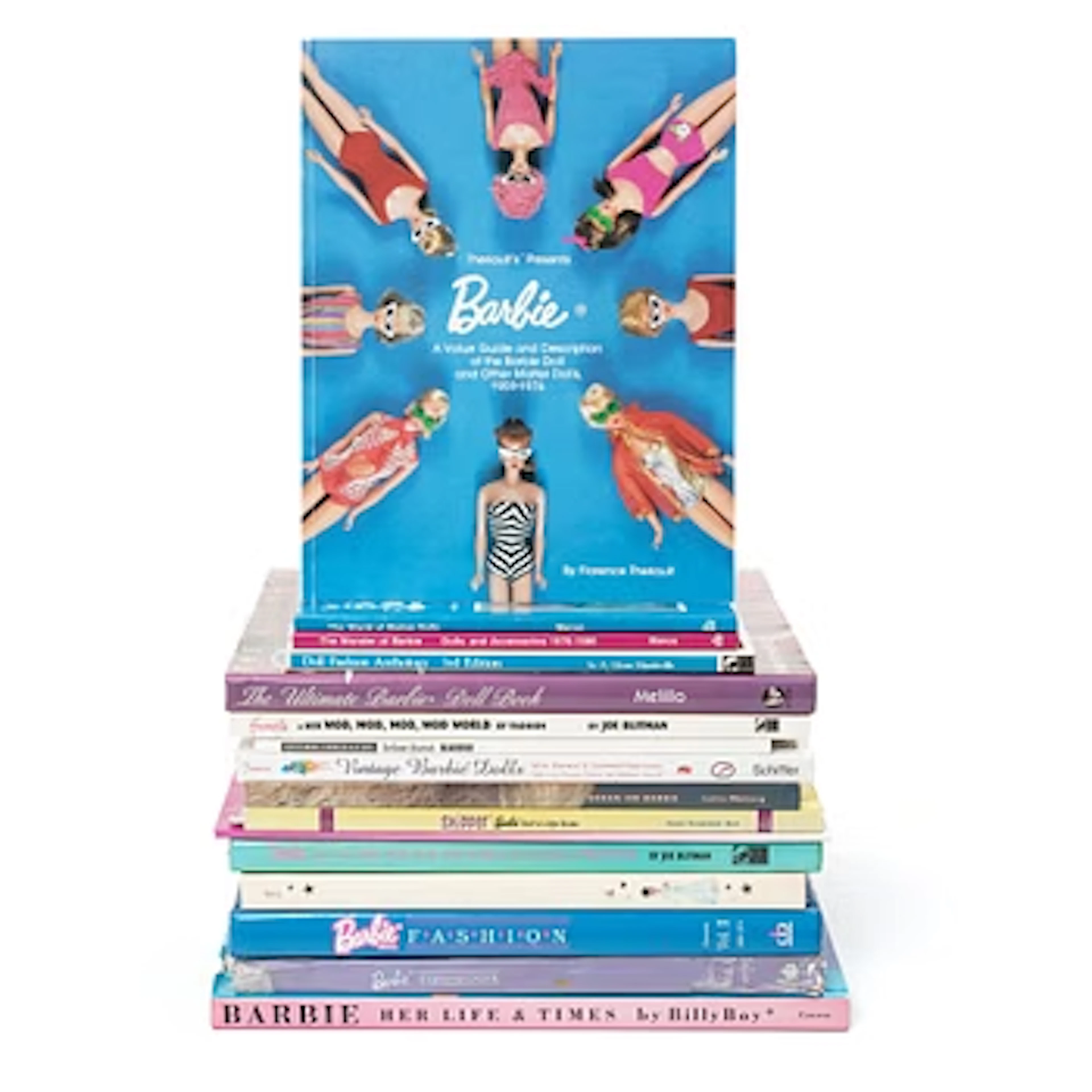 Books, Barbie, 16 volumes, including “Barbie – Her Life and Times”
