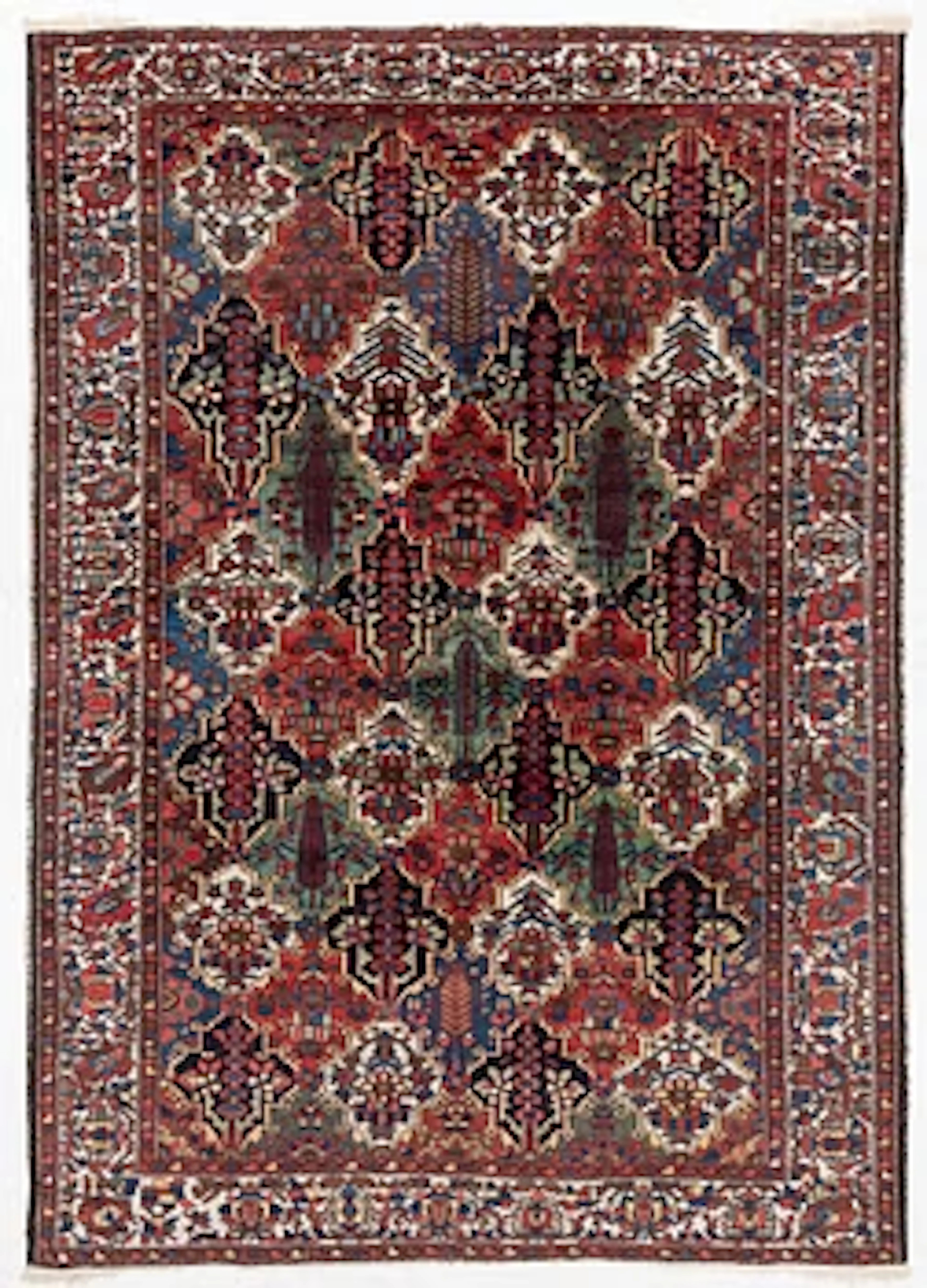 A Bachtiari carpet, c. 314 x 222 cm.