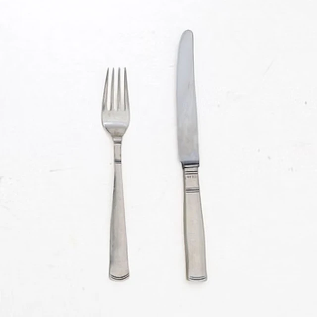 Jacob Ängman, Cutlery set, 37 pieces, silver, “Rosenholm”, GAB, including
