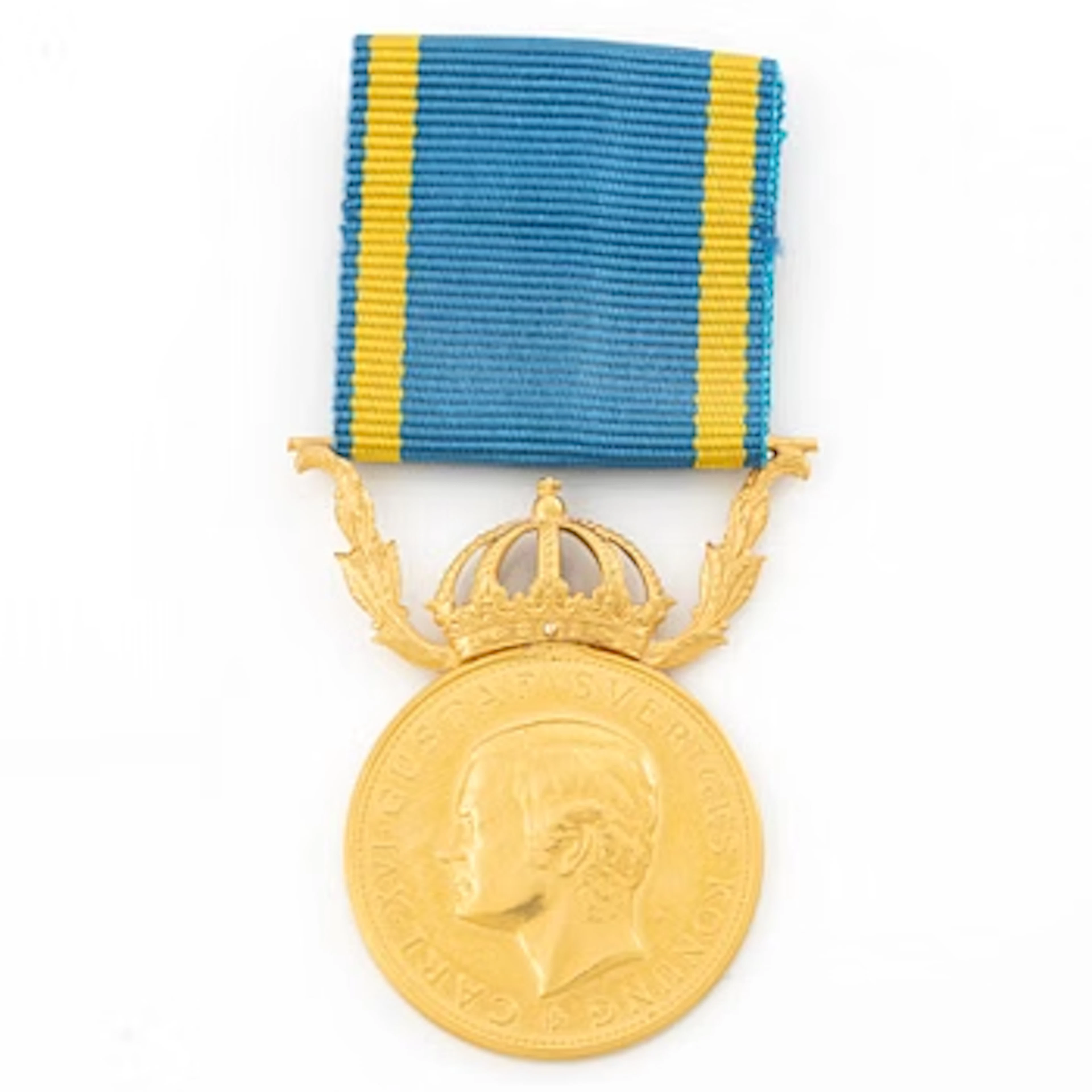 Medal, Sweden, Carl XVI Gustav, 18K gold, 1989.